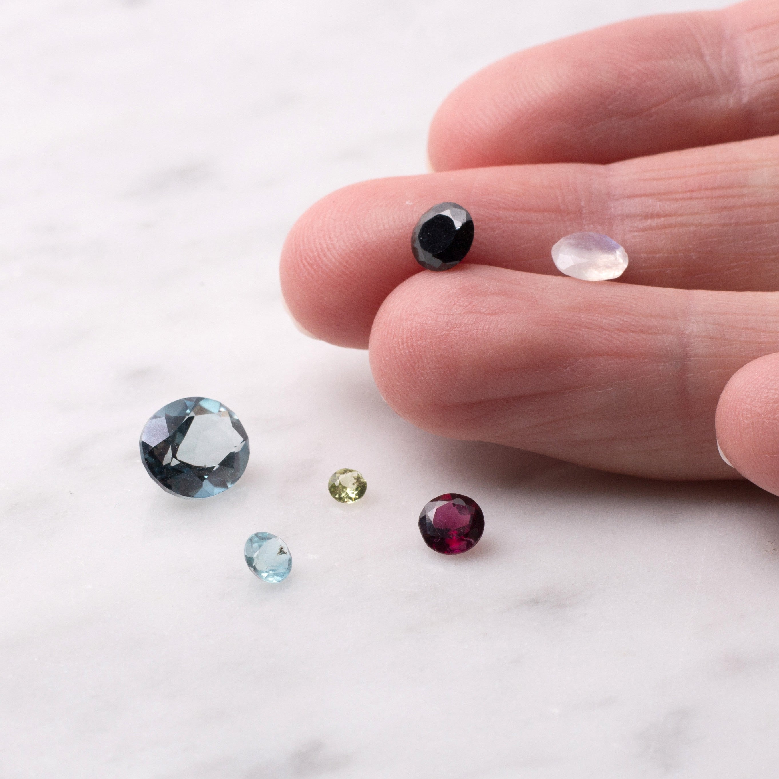 Assorted Imperfect Faceted Gemstone Packs Minimum 6 Stones Per Pack