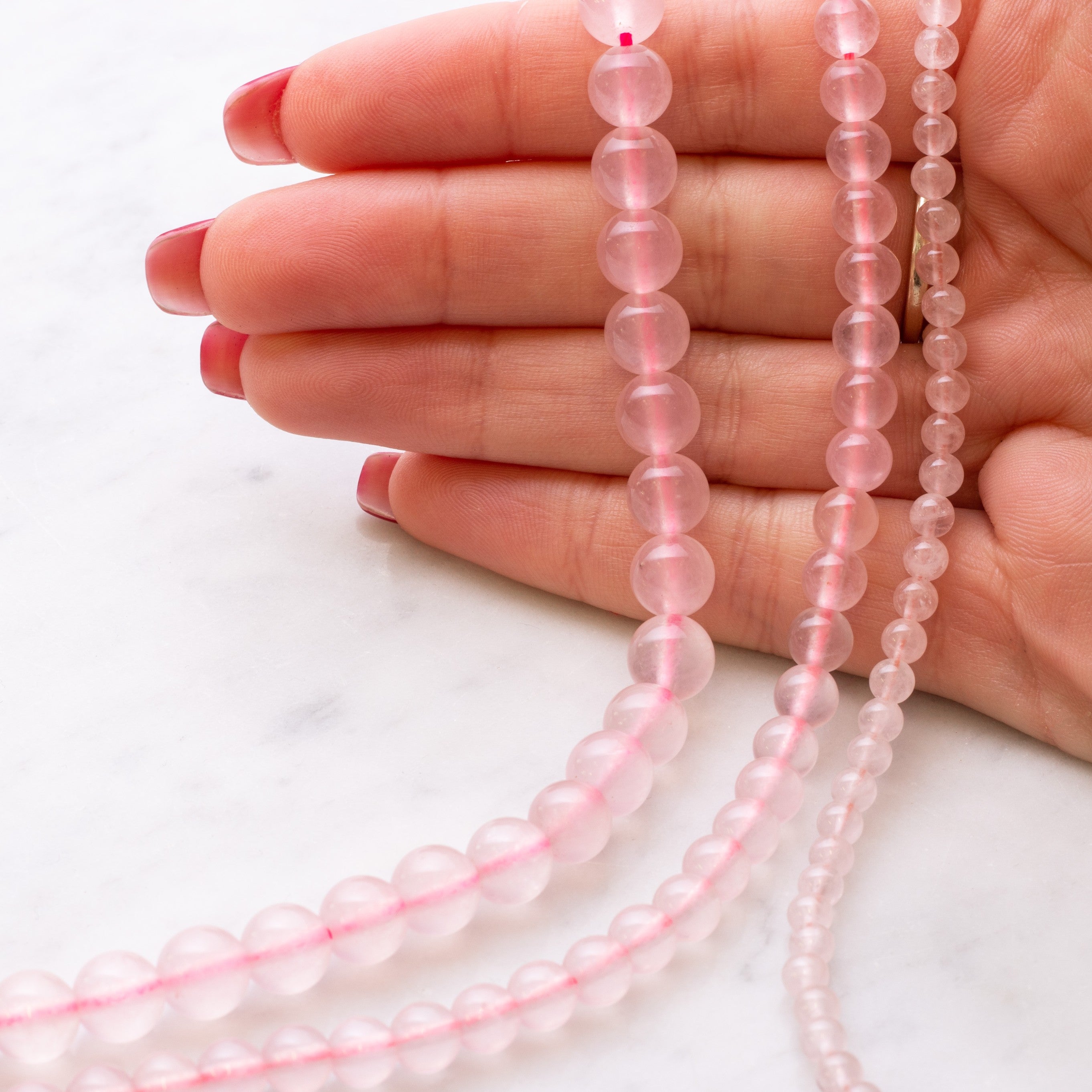 Rose Quartz Round Beads