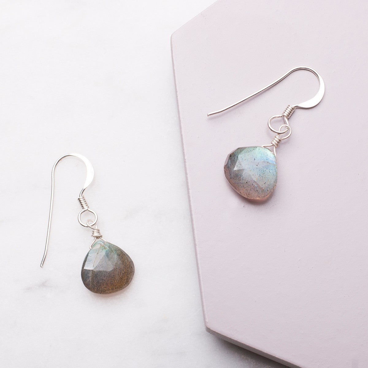 Sterling Silver Shepherds Crook Earwire With Spring Pair
