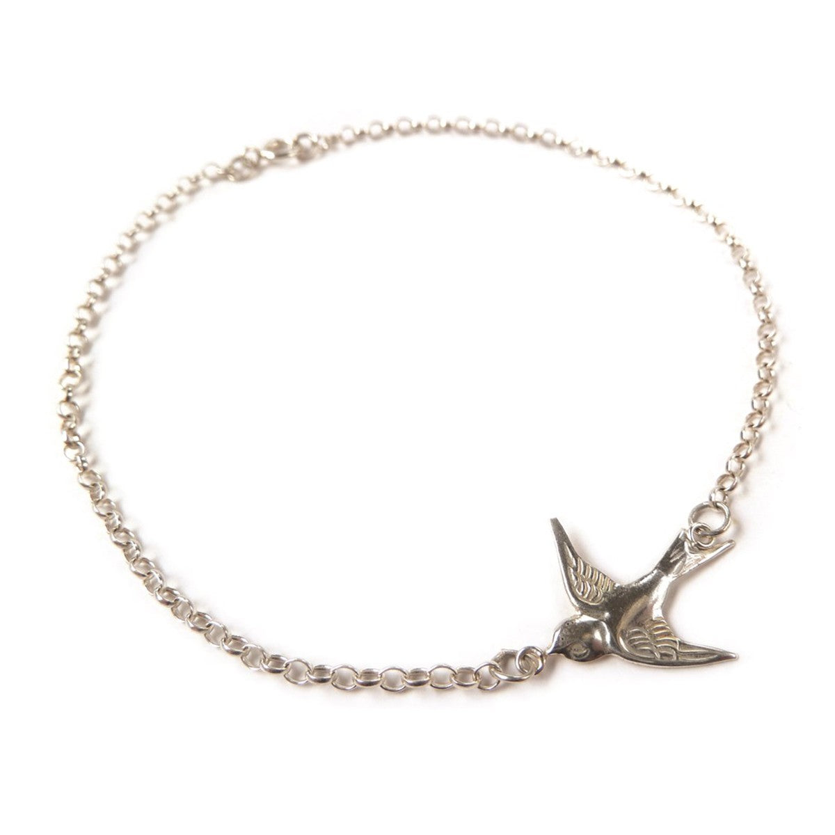 Sterling Silver Swallow Connector Link