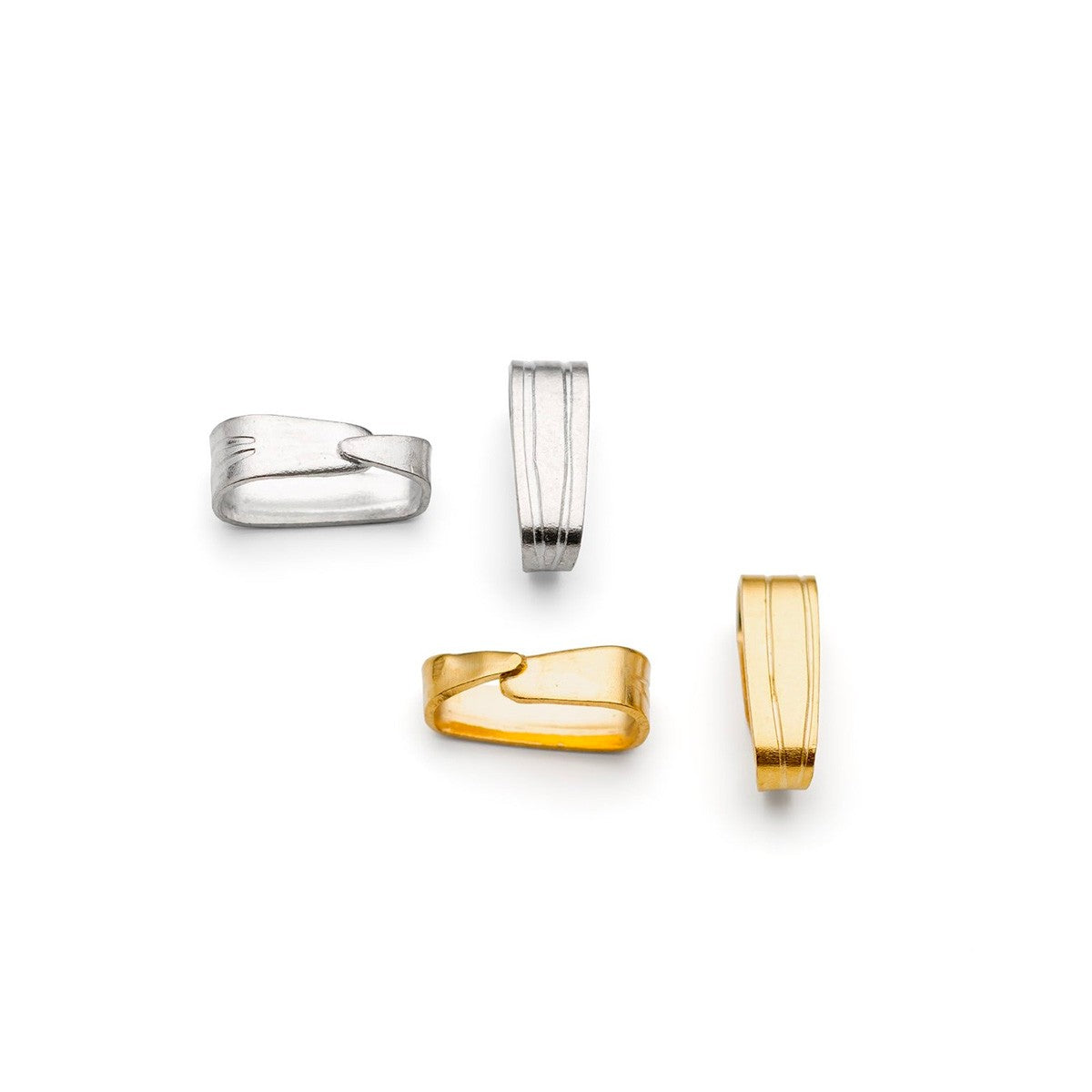 Plated 6mm Spring Bail (Pack of 10) | Kernowcraft