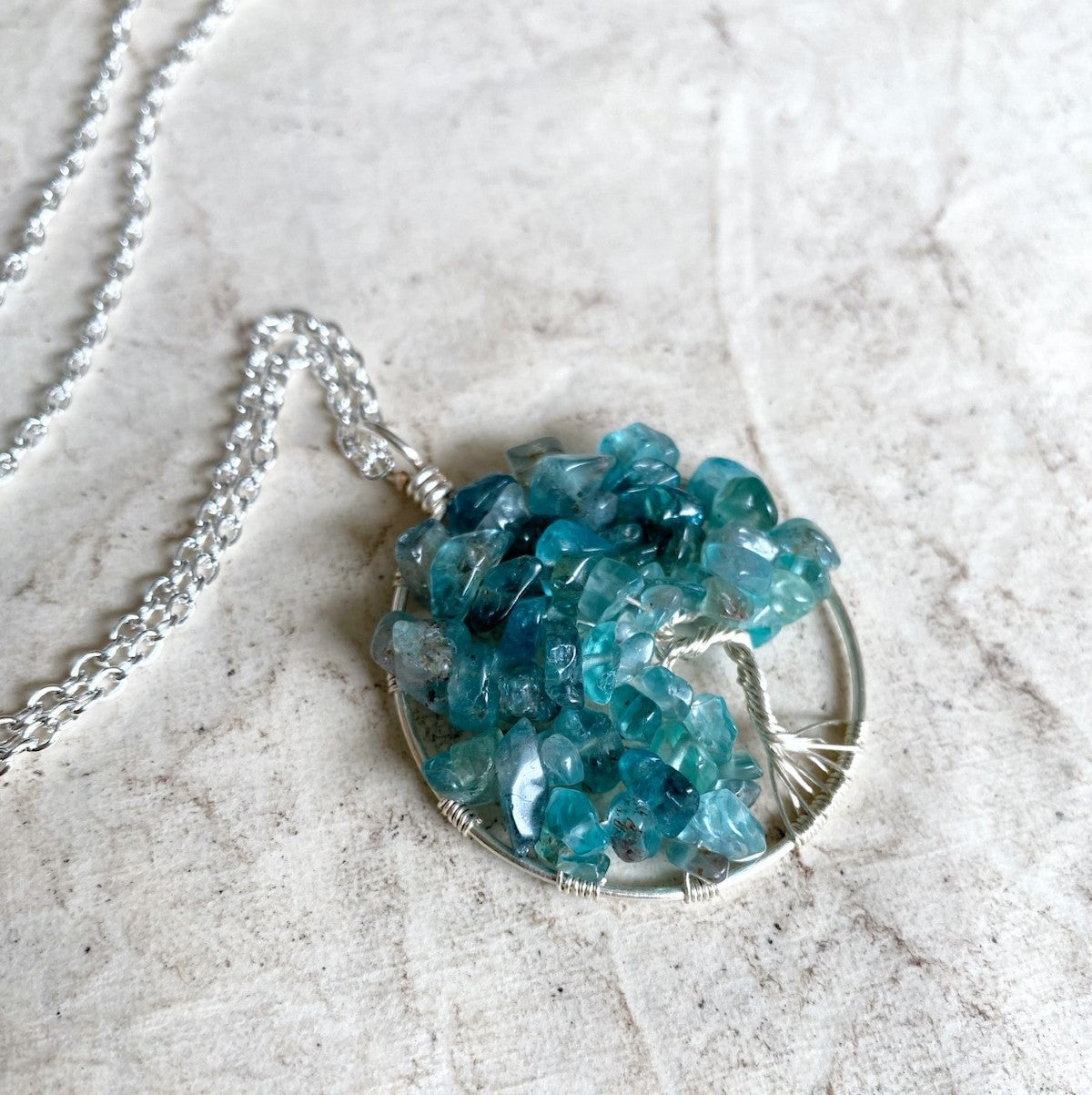 Apatite Chip Beads