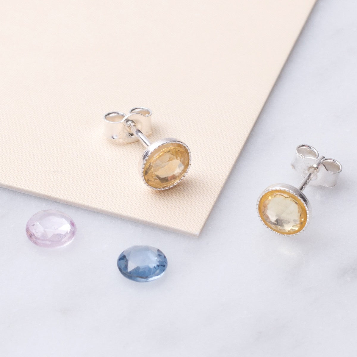 Yellow Sapphire Rose Cut Cabochons