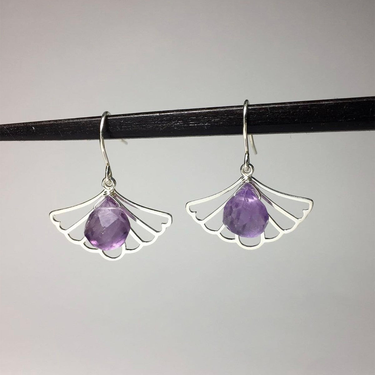 Sterling Silver Ginkgo Leaf Charm
