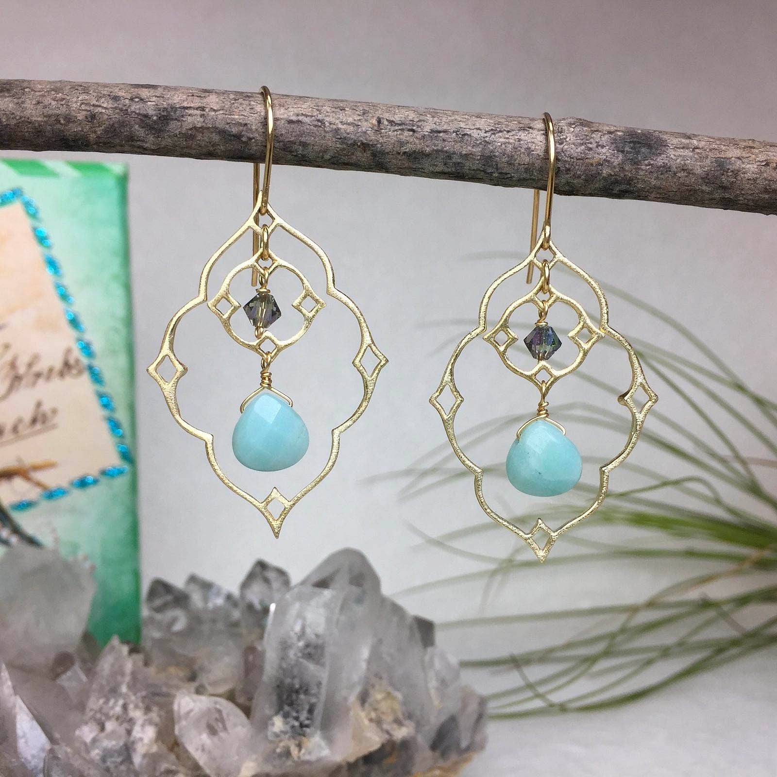 14ct Gold Vermeil Diamond Nimbus Pendant Charm