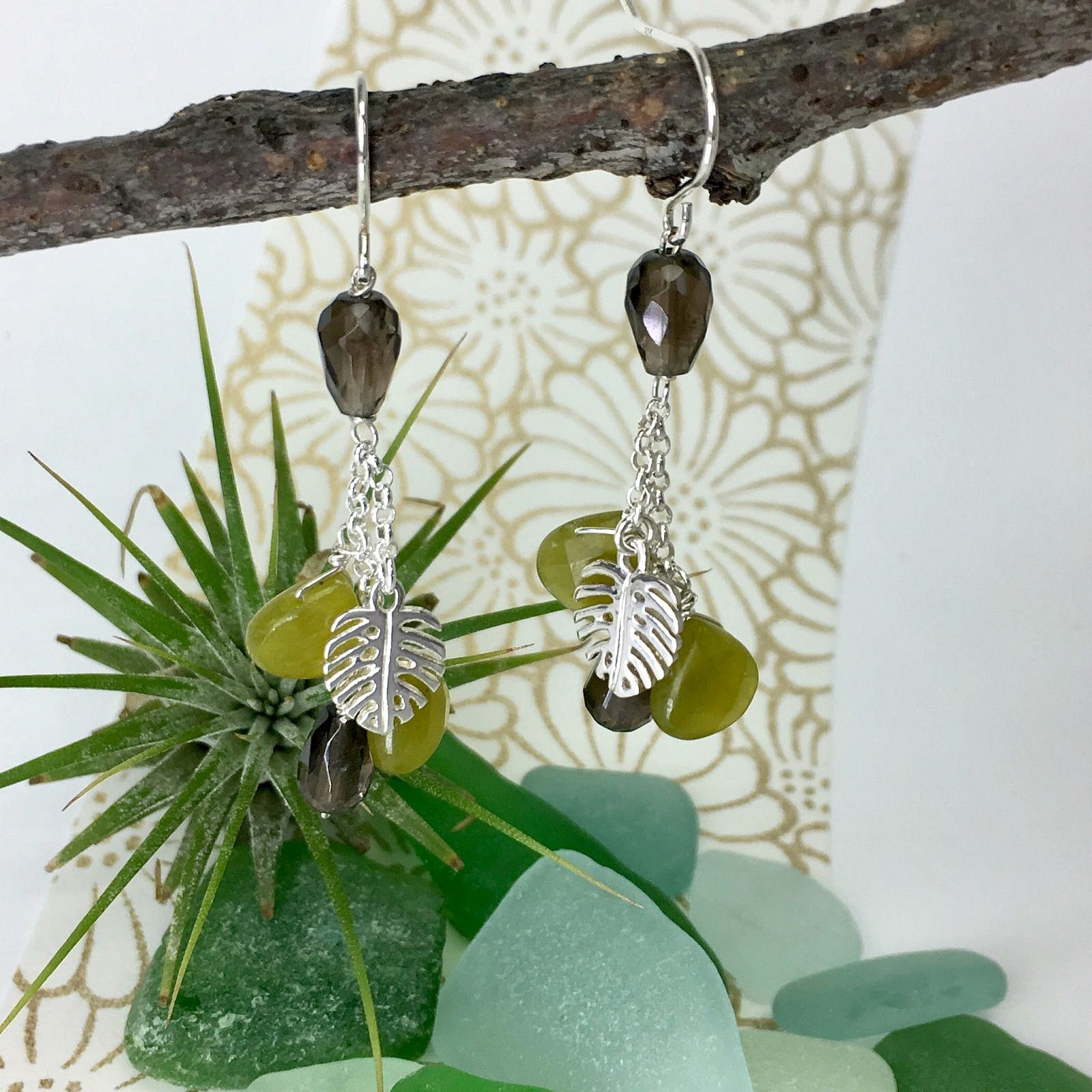 Sterling Silver Monstera Leaf Charm