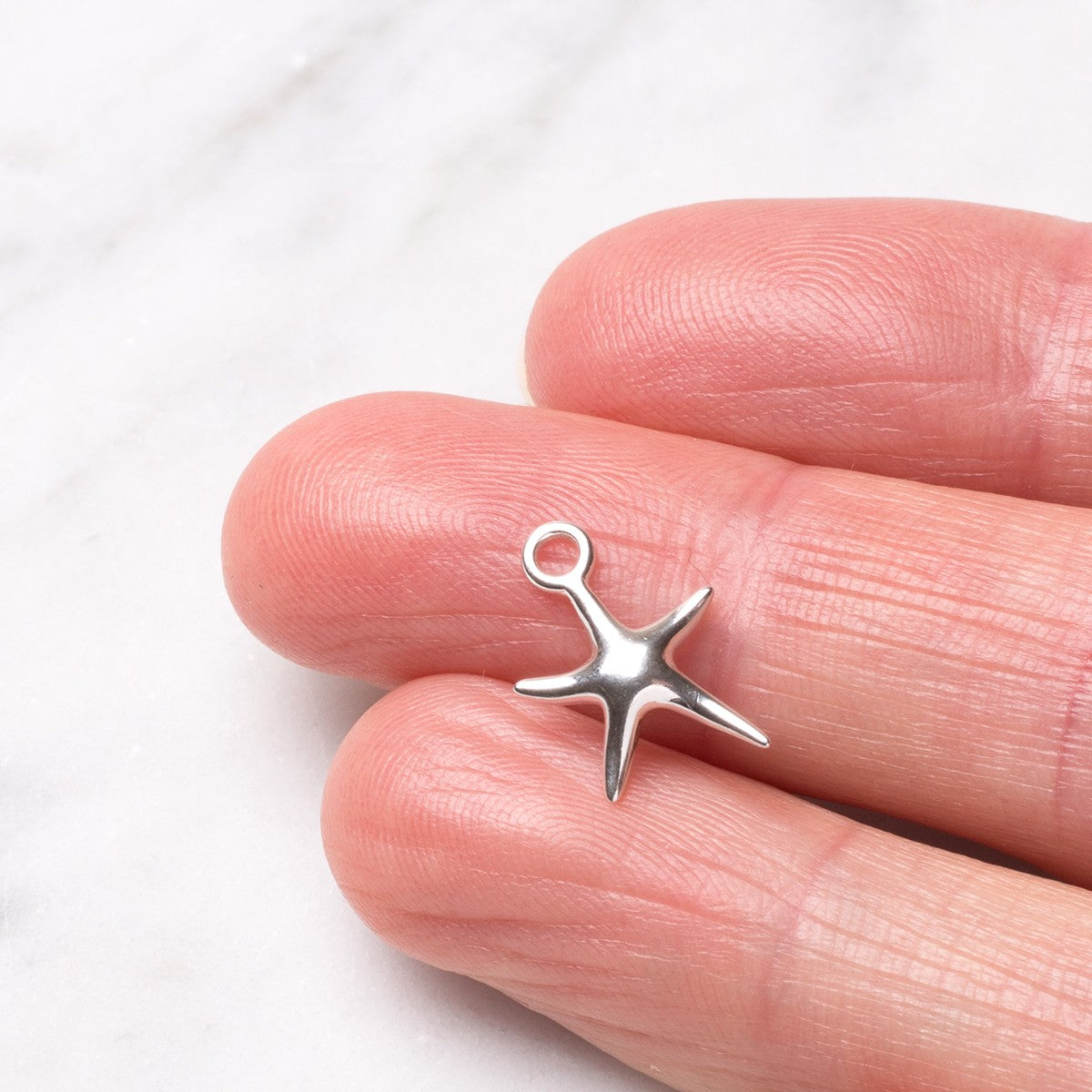 Sterling Silver Starfish Charm