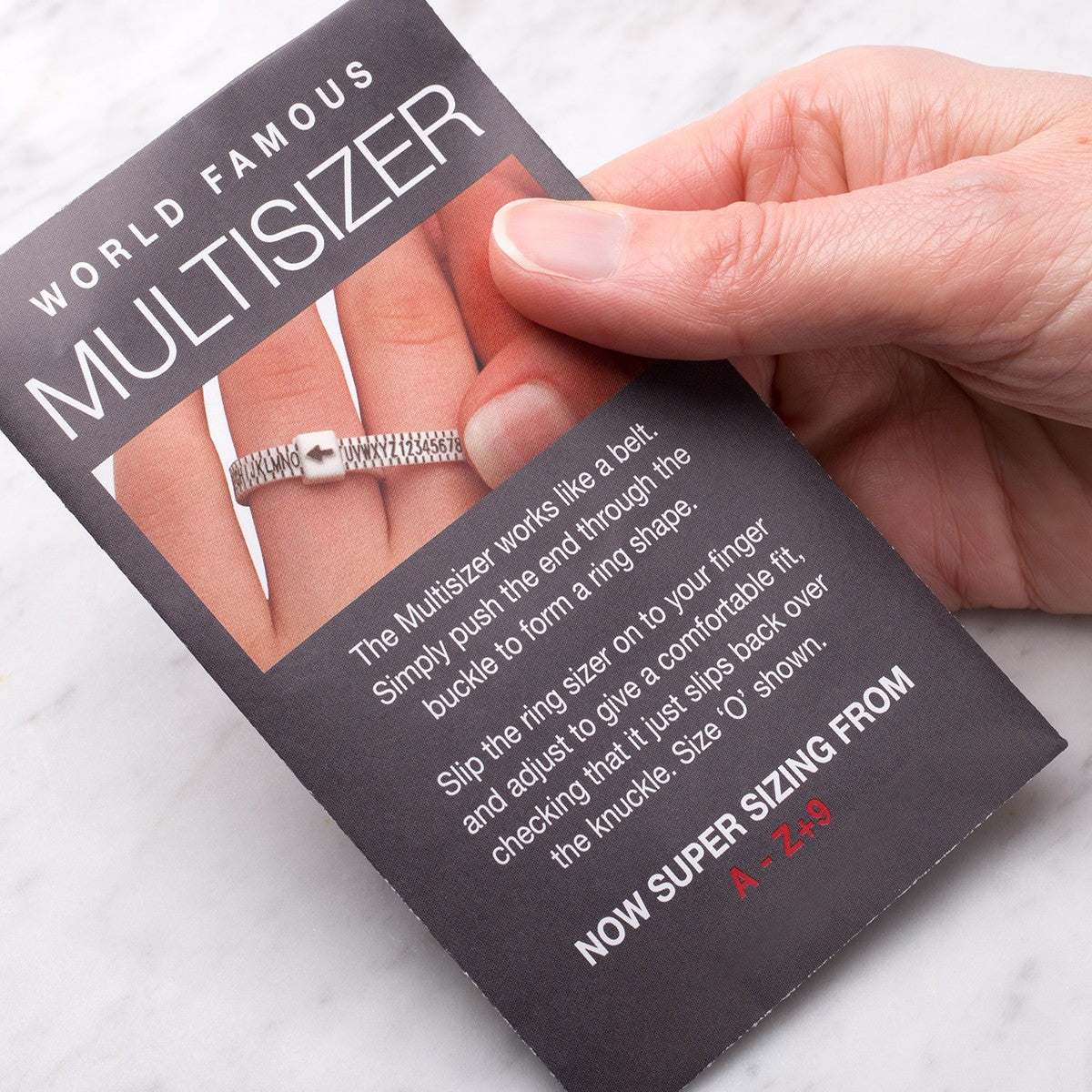 Multisizer Ring Sizing Gauge 5pk