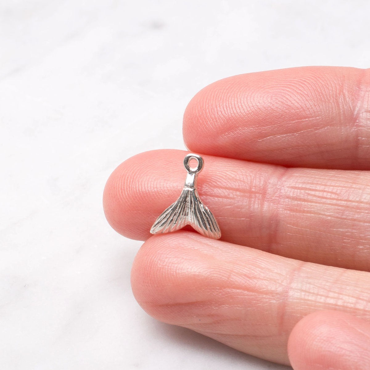 Sterling Silver Mermaid Tail Charm