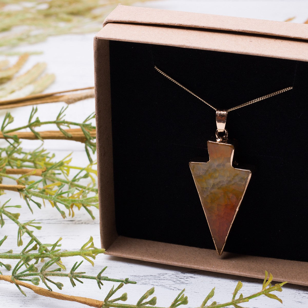 Natural Recyclable Brown Kraft Jewellery Boxes