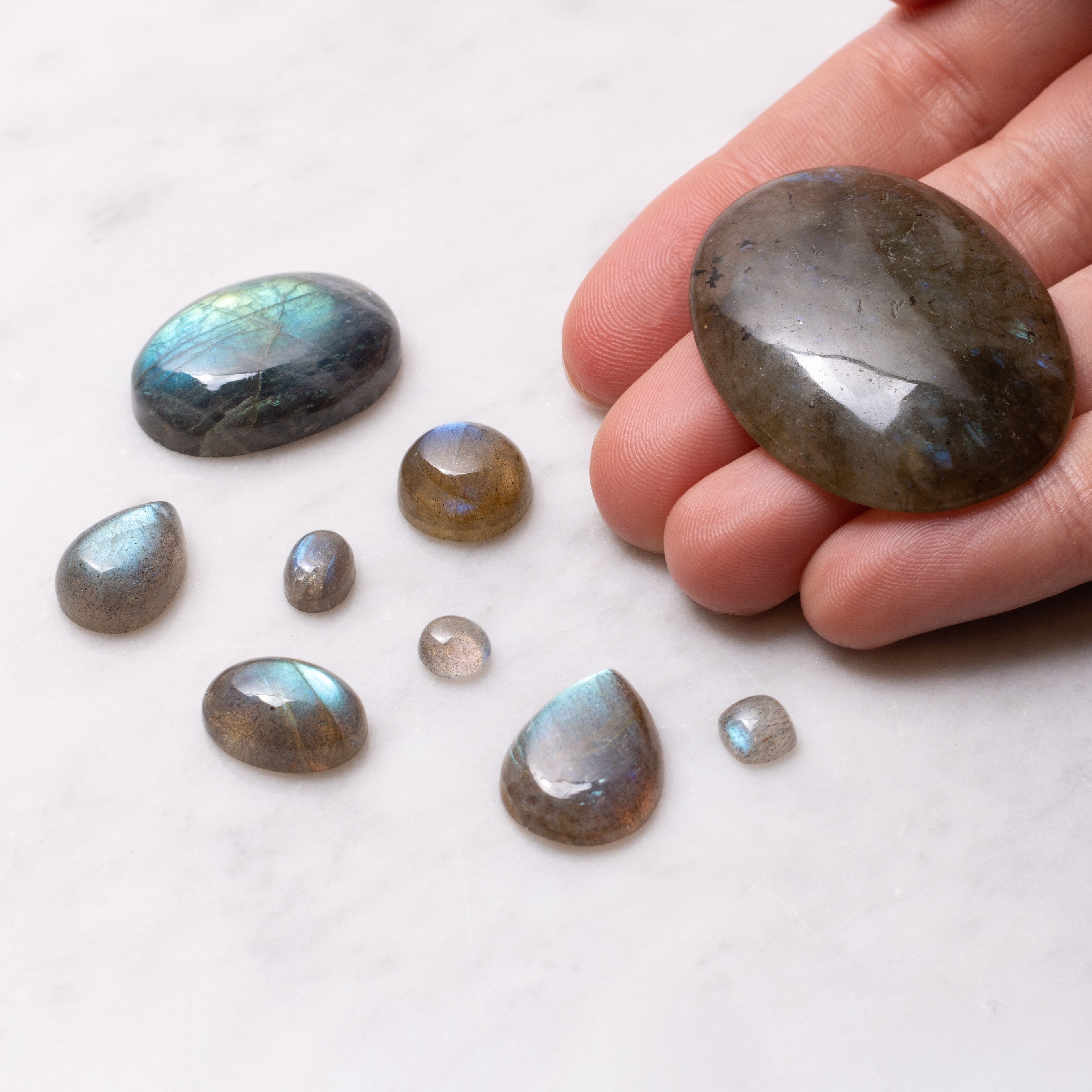 Labradorite Cabochons | Kernowcraft | Kernowcraft