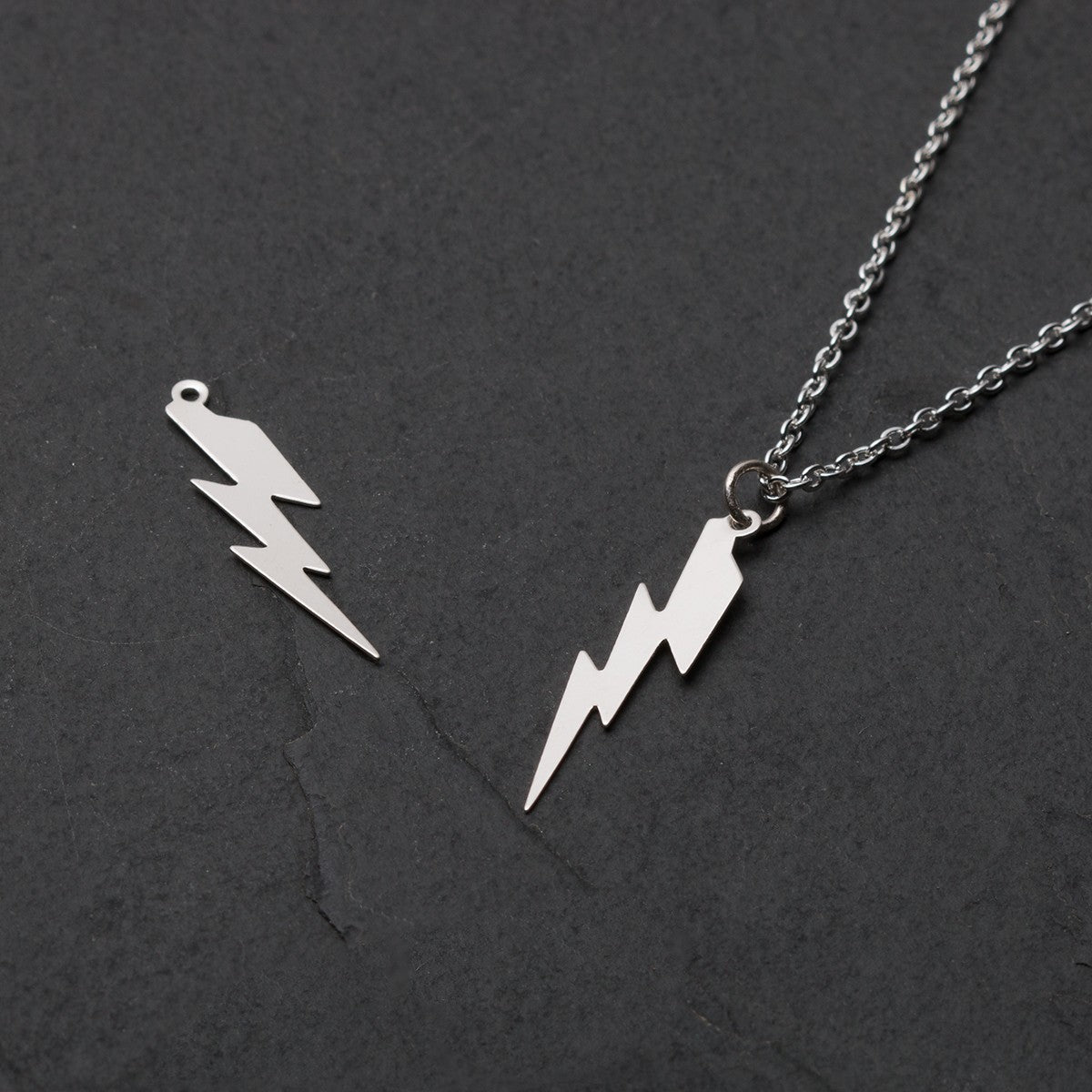 Sterling Silver Lightning Bolt Charms