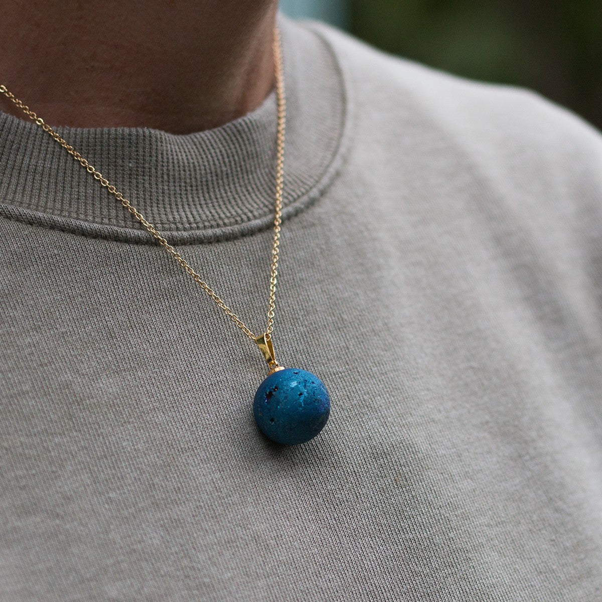 Ready To Wear Drusy Sphere Pendant