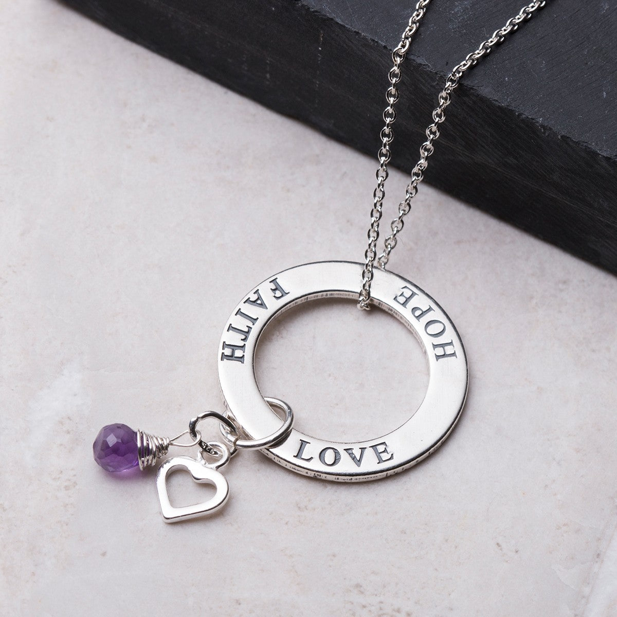 Sterling Silver Open Heart Charm