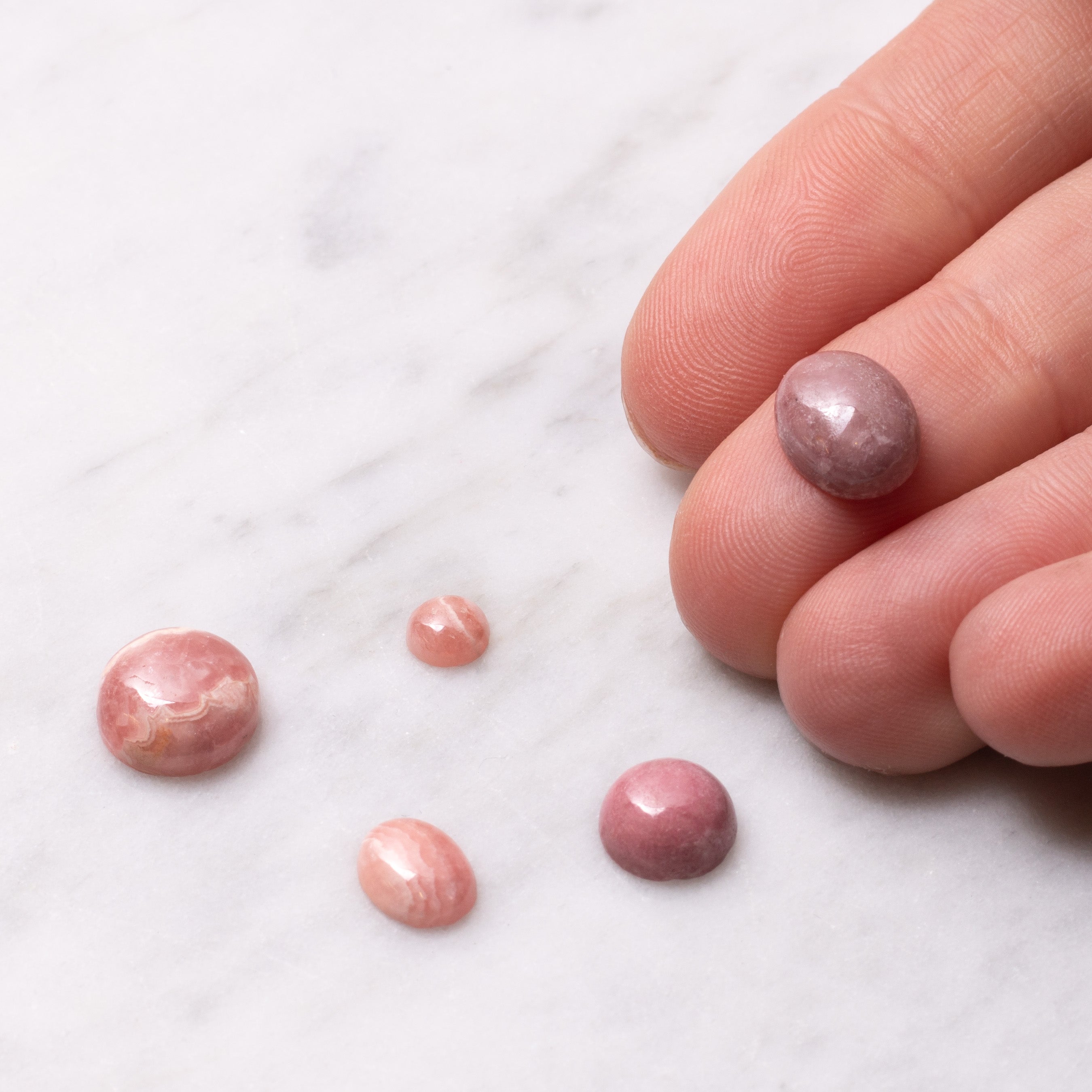Rhodochrosite Cabochons