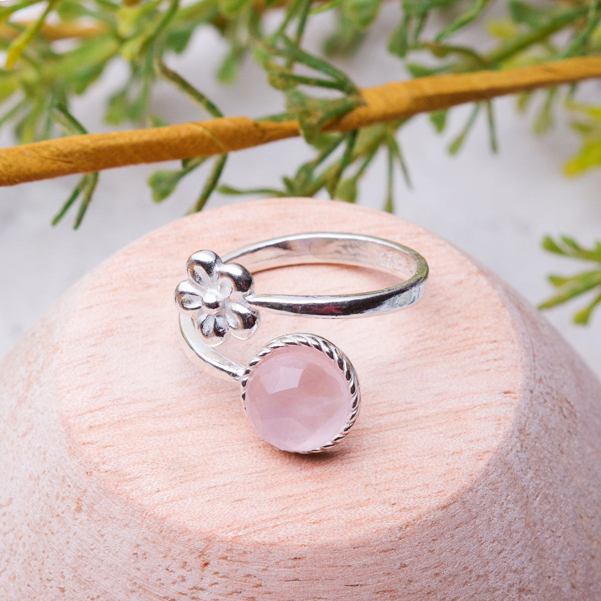 Rose Quartz Rose Cut Cabochons