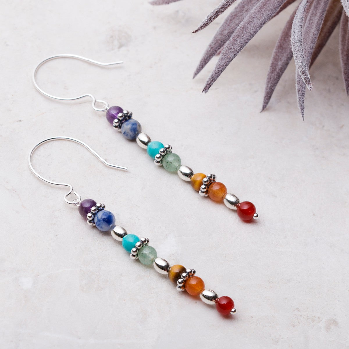 Sterling Silver Plain Rounded Shepherds Crook Earwires With Loop Pair