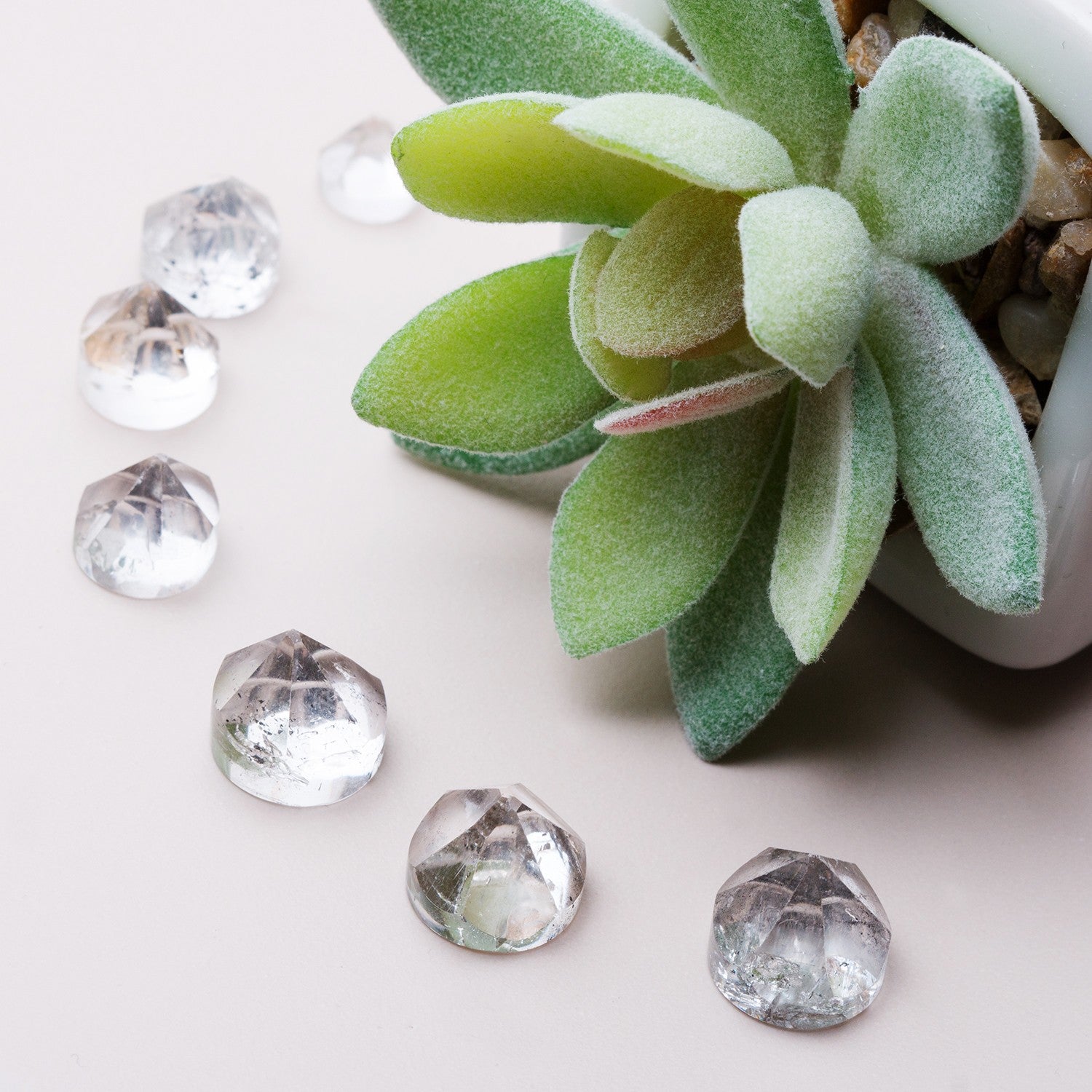 Herkimer Diamond Quartz Point Cabochons