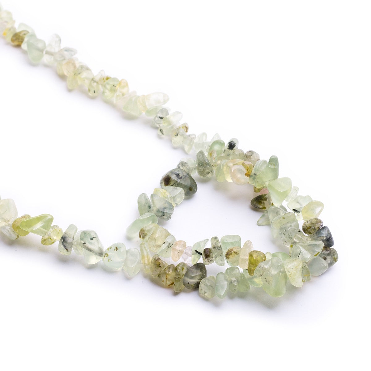 Prehnite Chip Beads