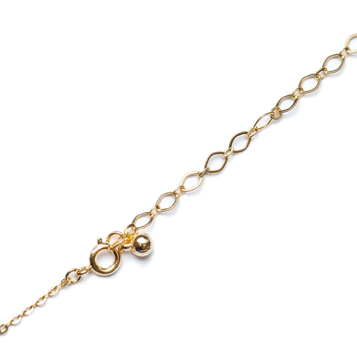 Plated Fine Trace Chain 45cm Necklet 18" With 65mm Extender Chain