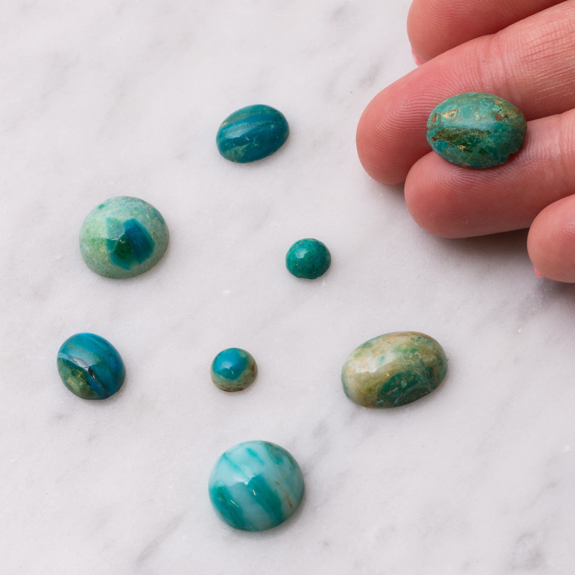 Peruvian Opaline Cabochons
