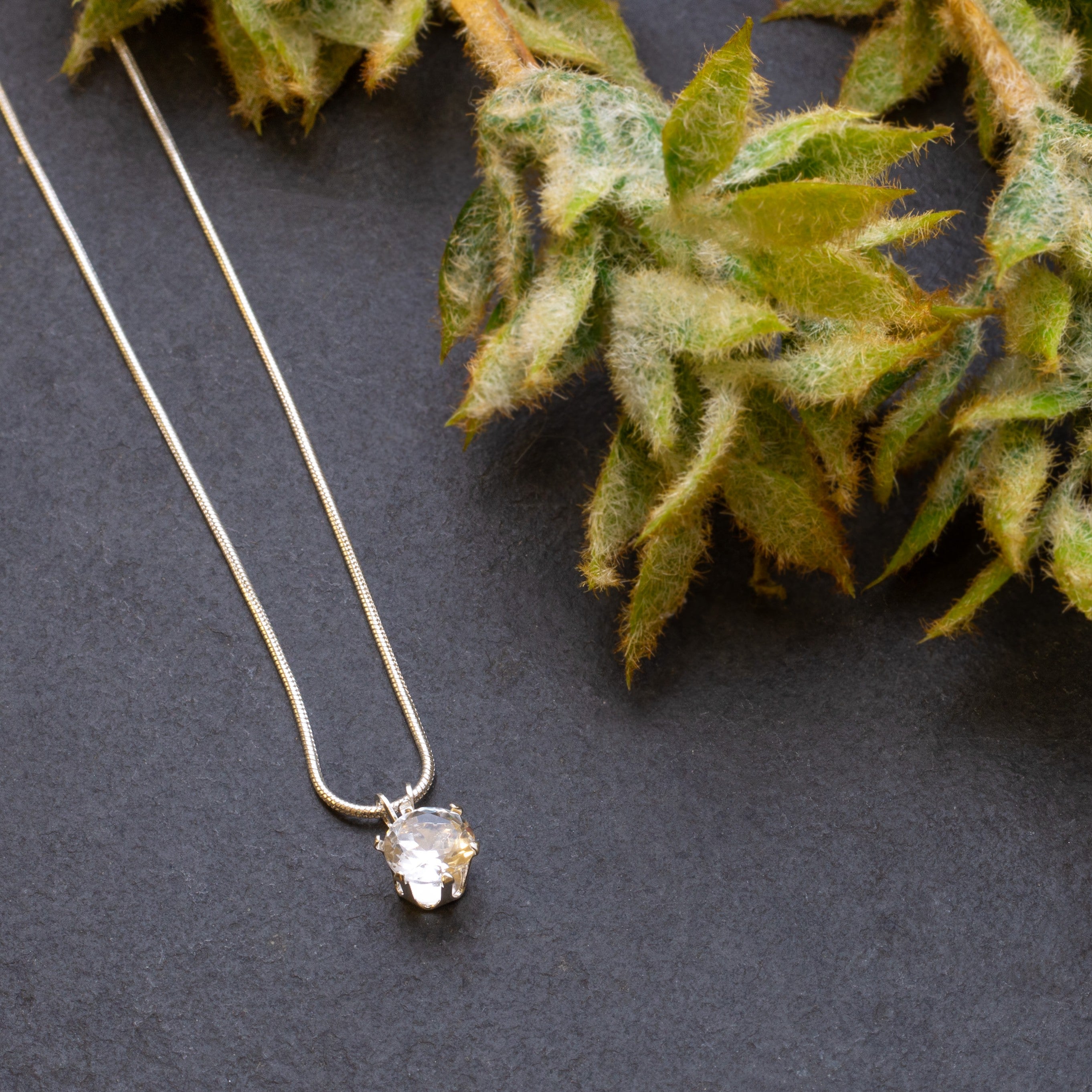 White Topaz Faceted Stones