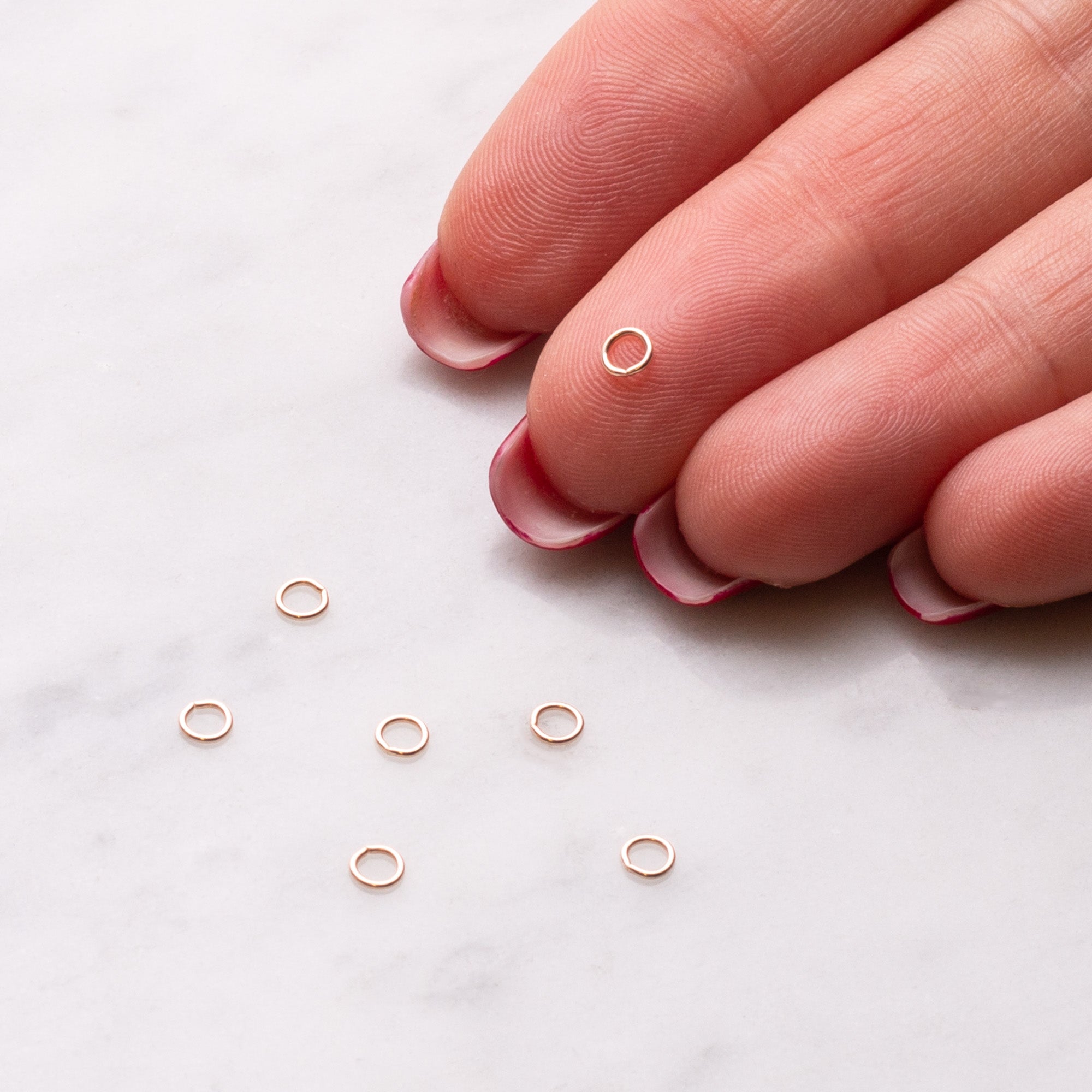 9ct Gold 3.5mm Round Jump Rings