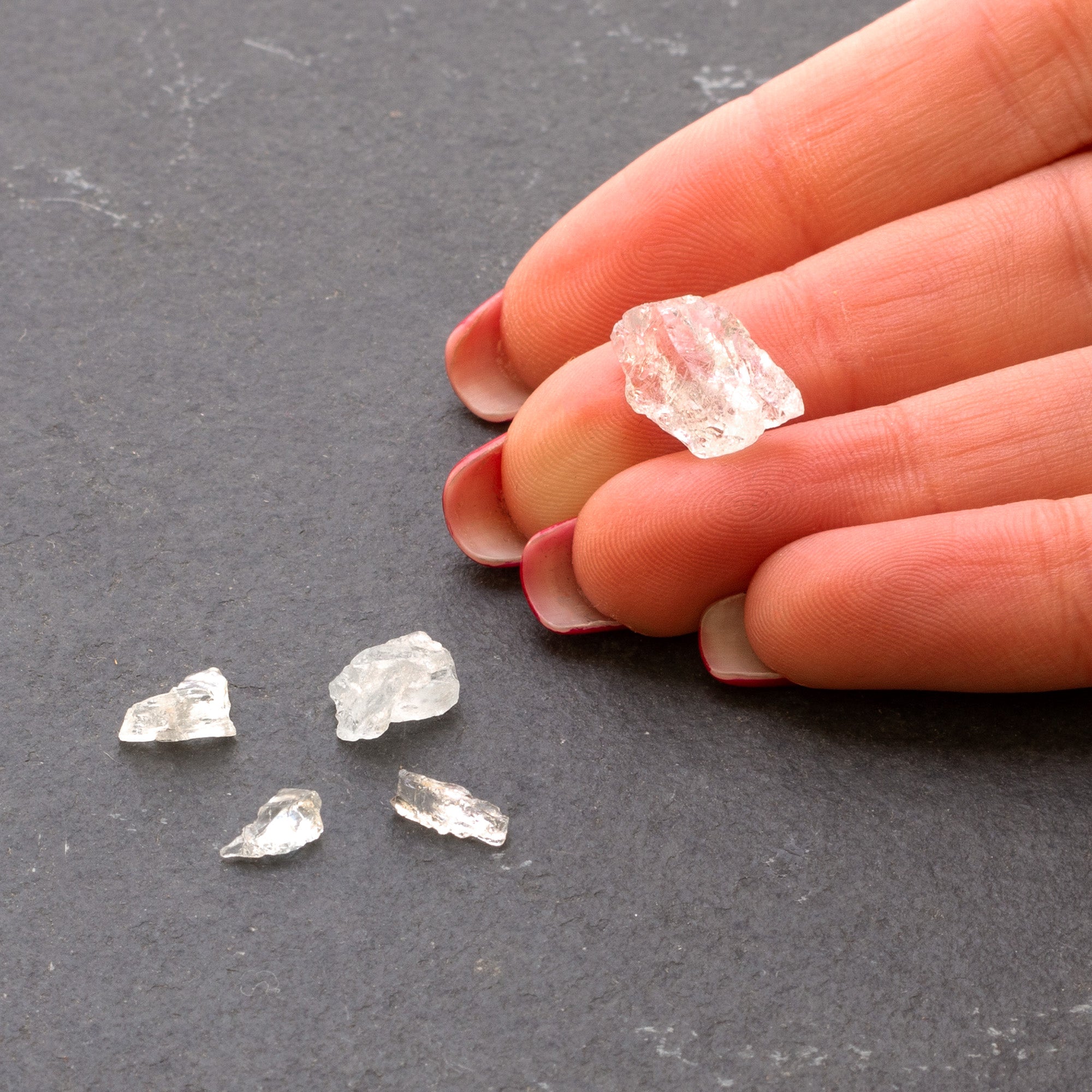 Rough Aquamarine Crystals Undrilled