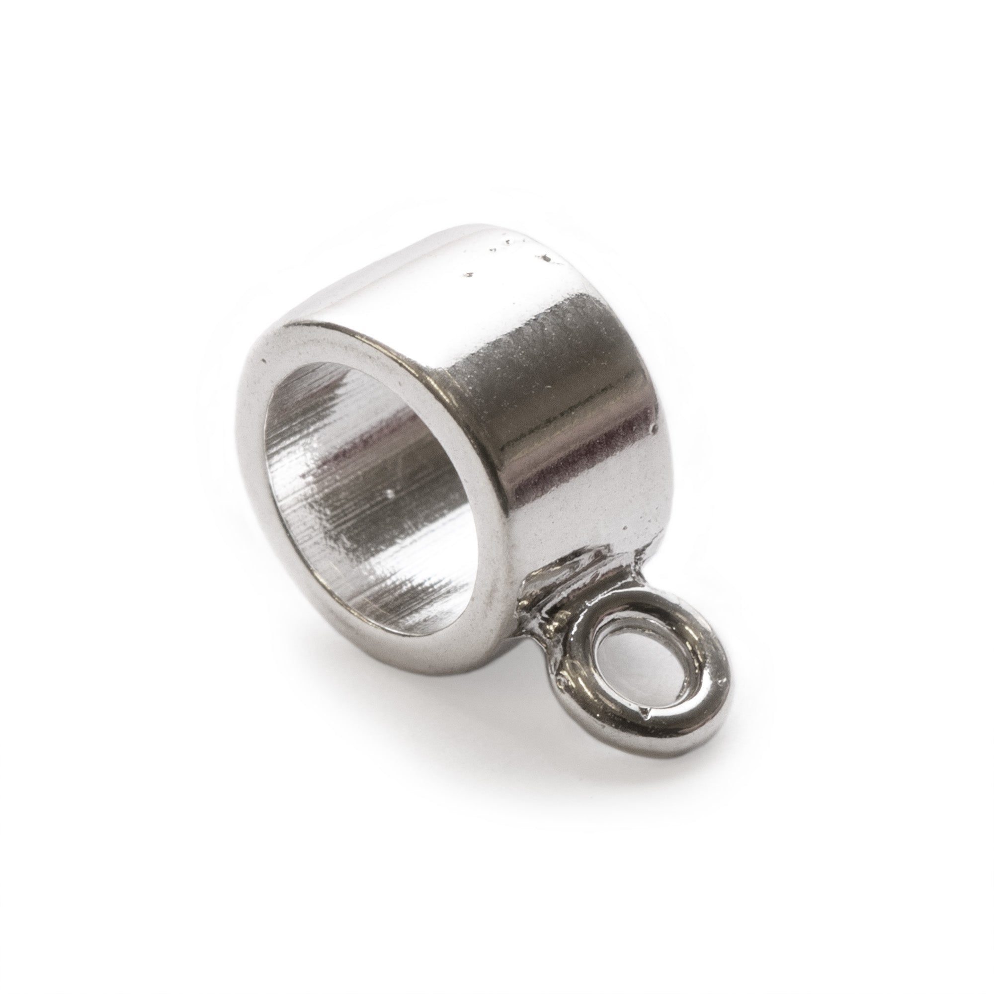 Sterling Silver Tube Bail With Loop