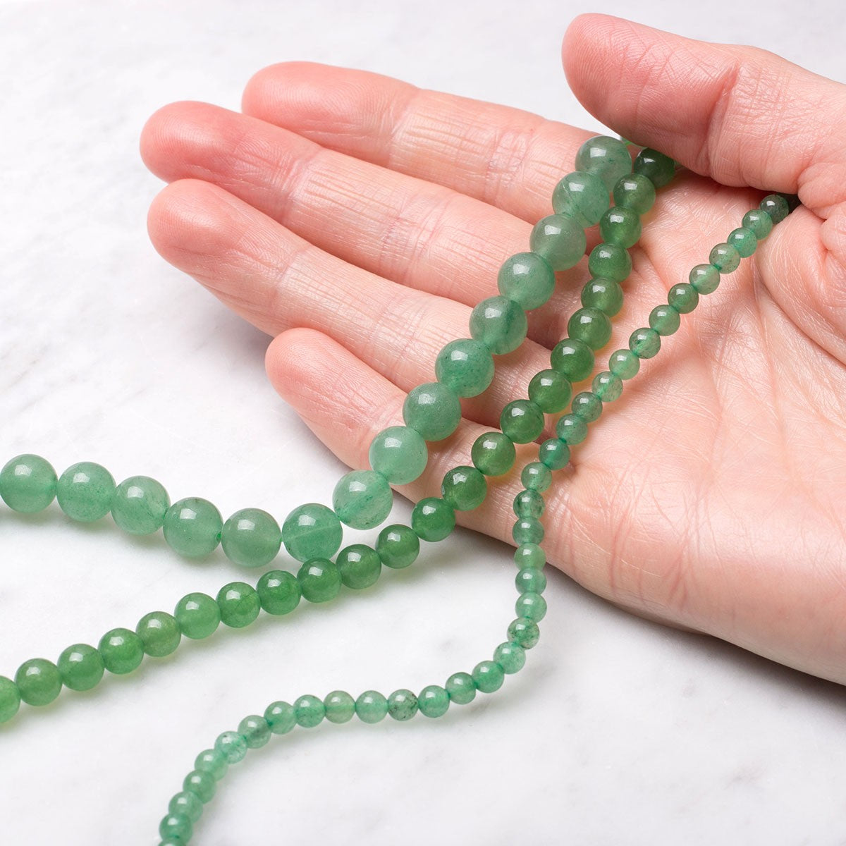 Green Aventurine Round Beads