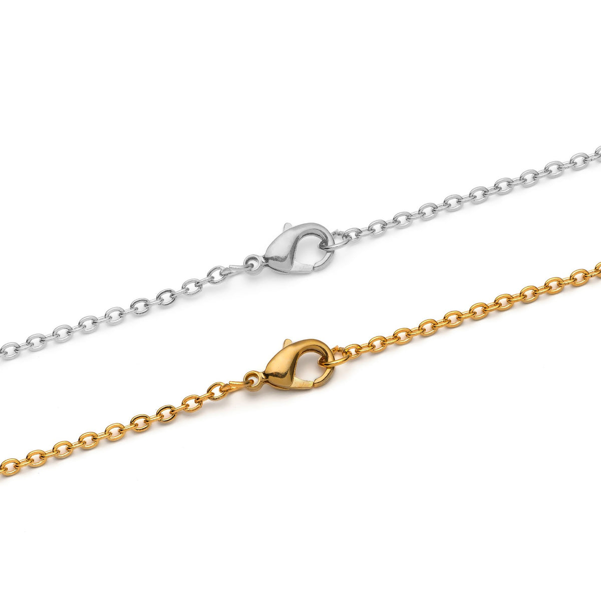 Plated Trace Chain, 45cm Necklet | Kernowcraft