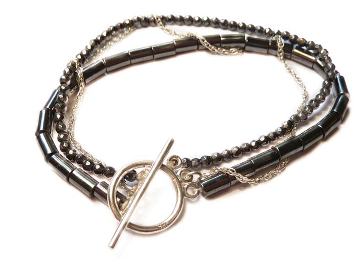 Sterling Silver Three Ring Toggle Clasp