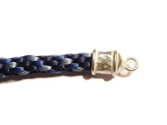 Silver Plated 5mm Cord End Pair