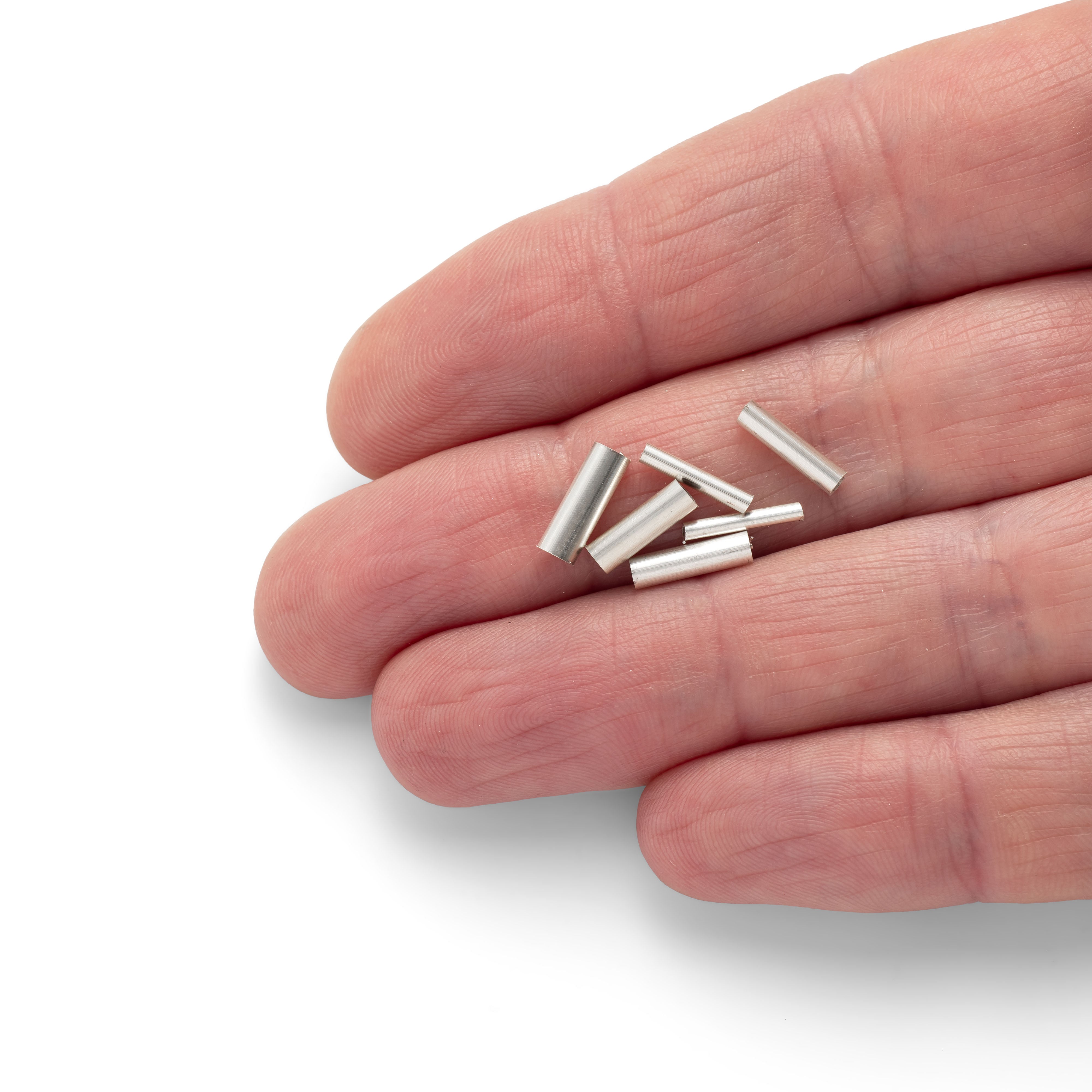 Assorted Mixed Diameter Sterling Silver Tube Pack