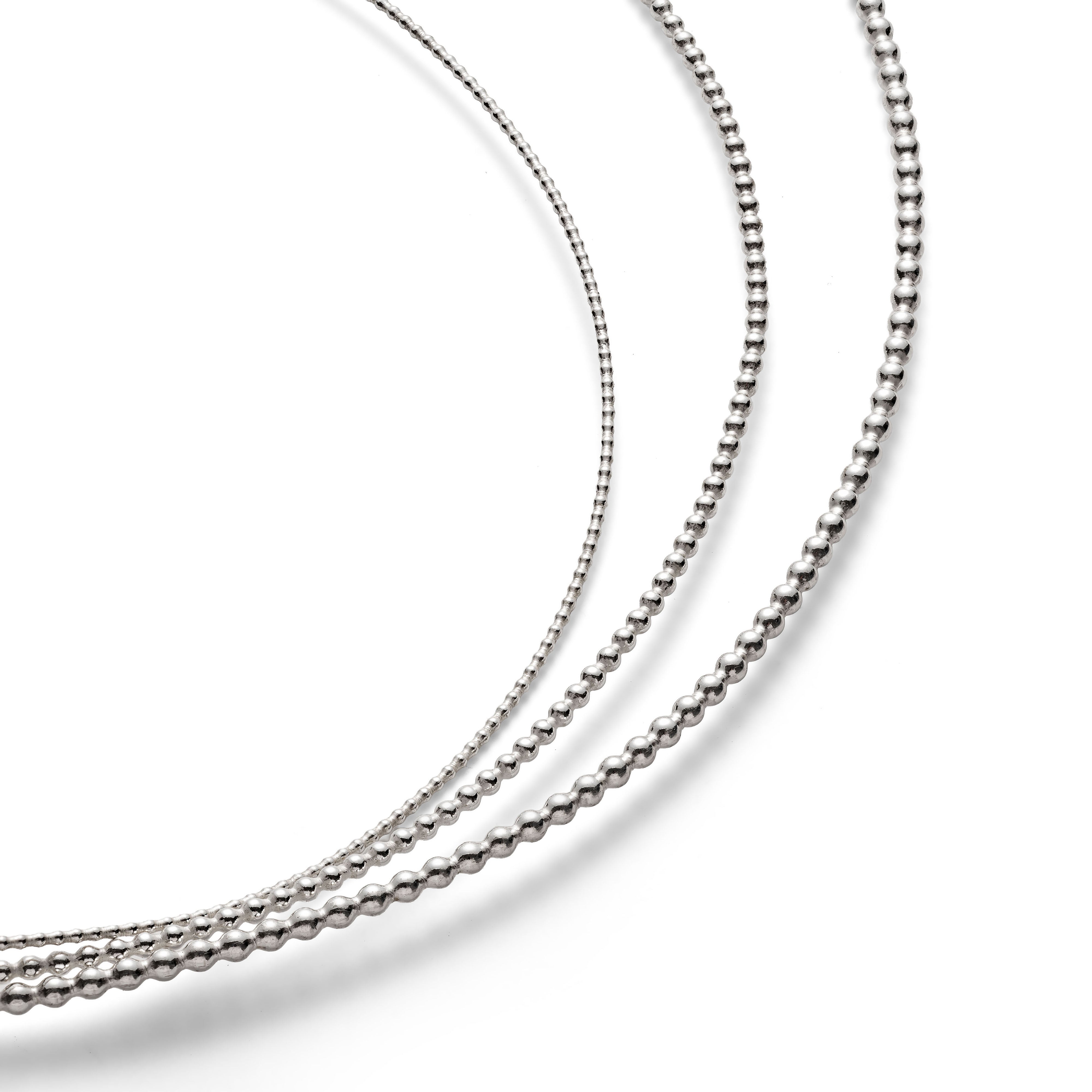 Sterling Silver Beaded Wire