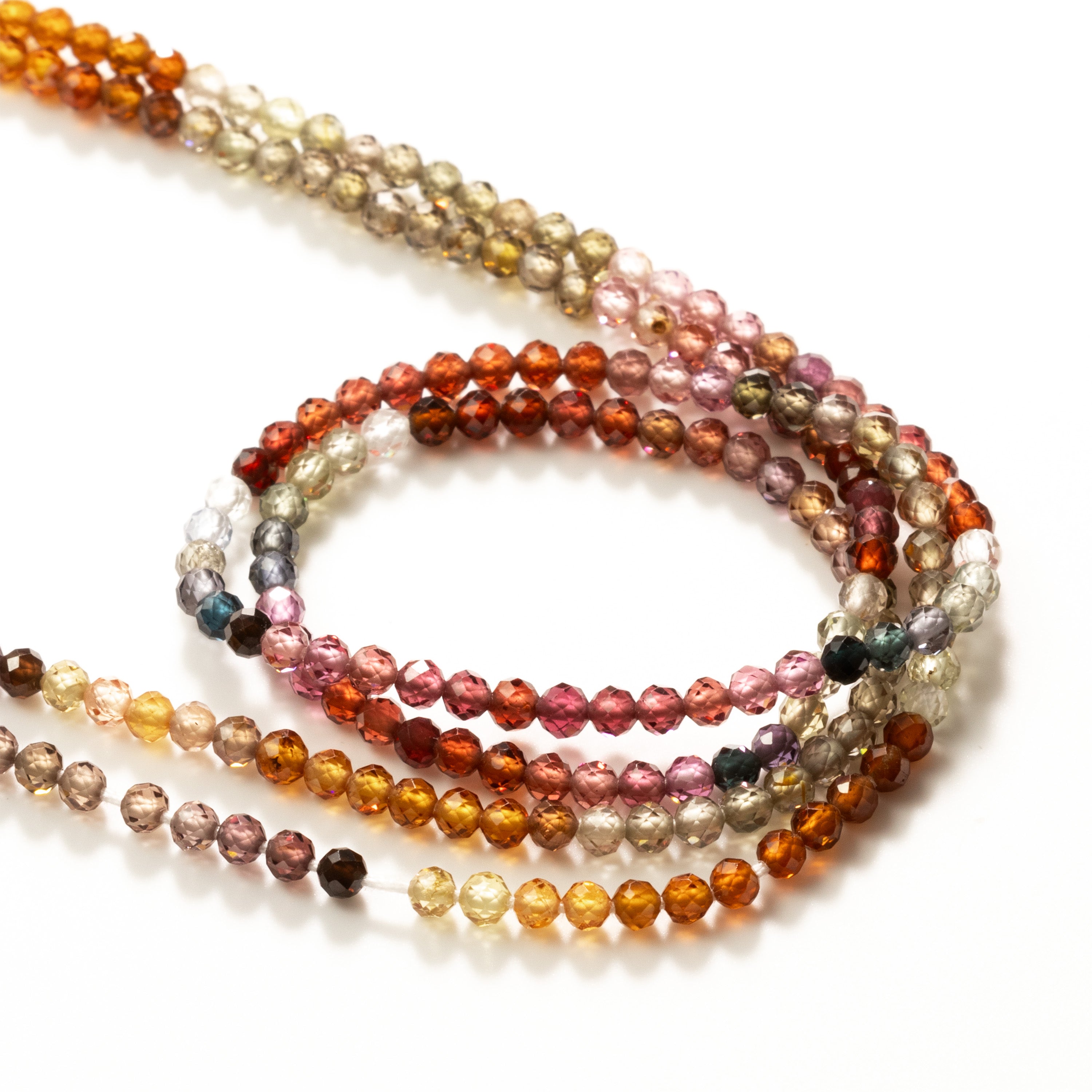 Turundu Sapphire Faceted Round Beads