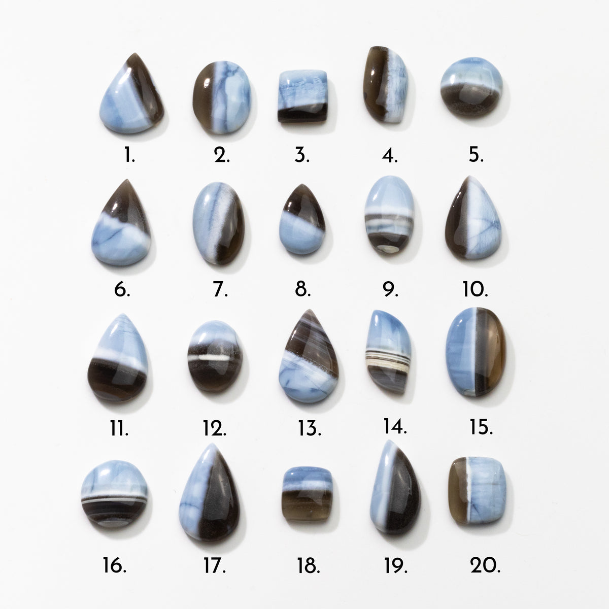 Owyhee Blue Opal Freeform Cabochon