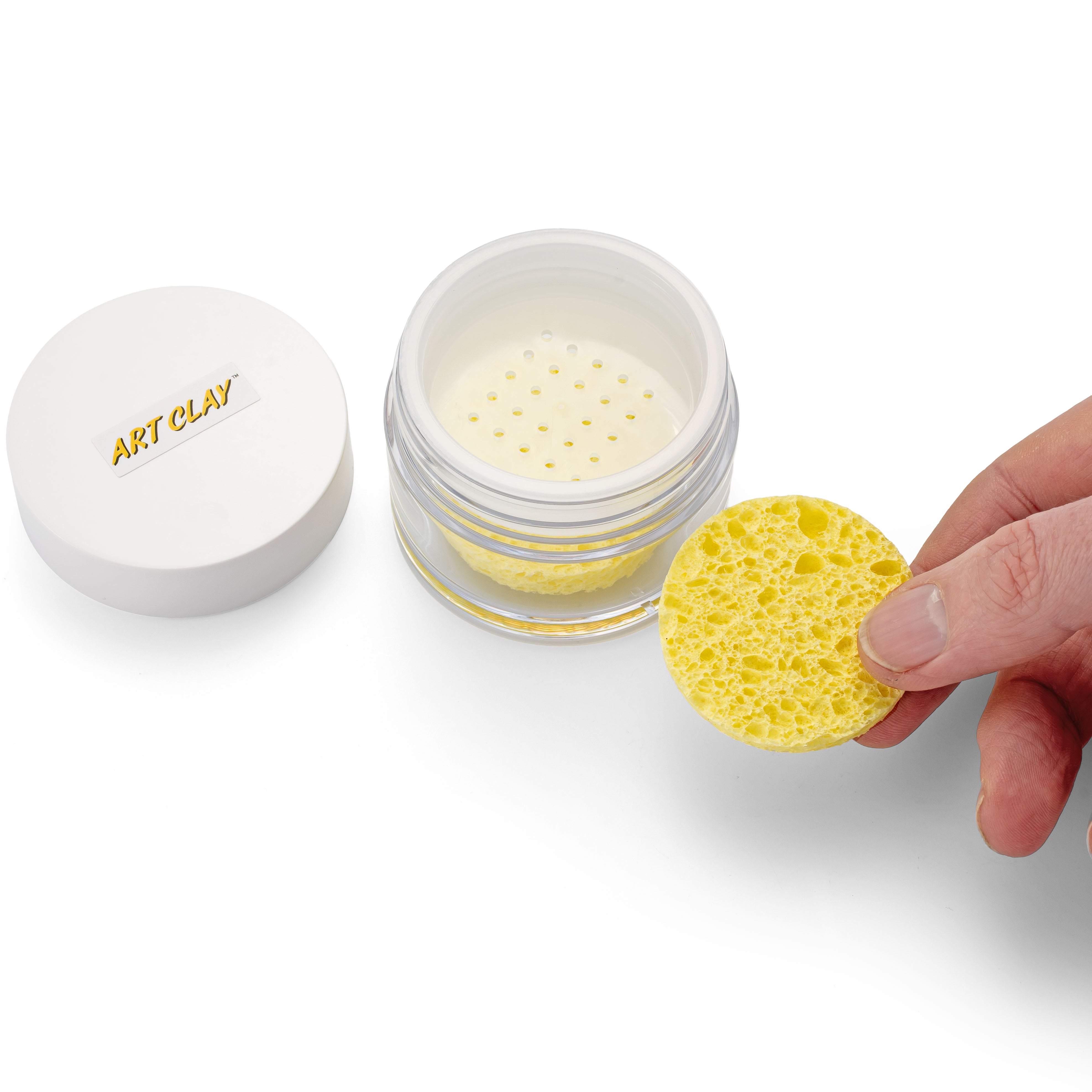 Silver Clay Moisturising & Storage Pot