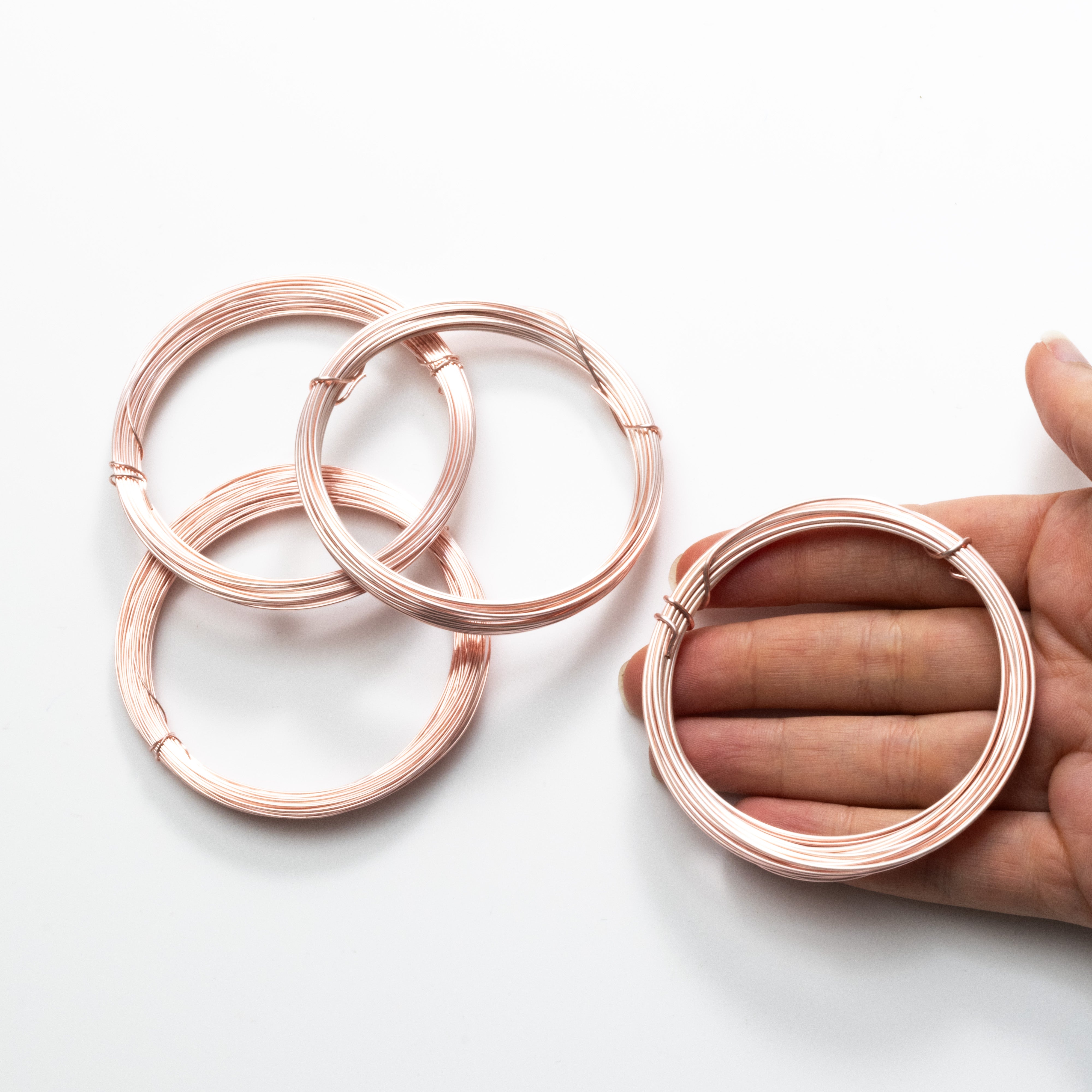 Rose Gold Coloured Plated Wire