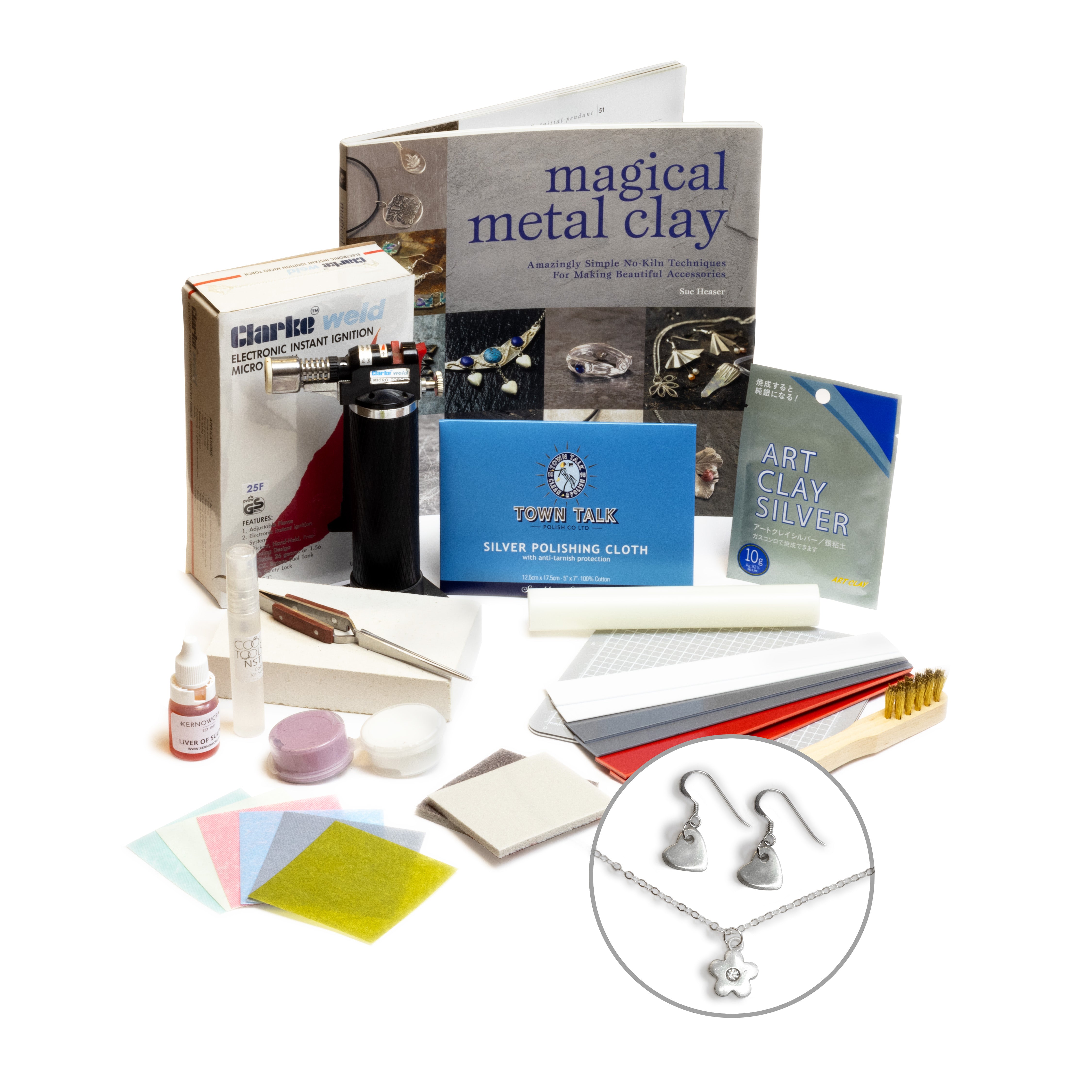 Deluxe Silver Clay Jewellery Making Kit | Kernowcraft | Kernowcraft