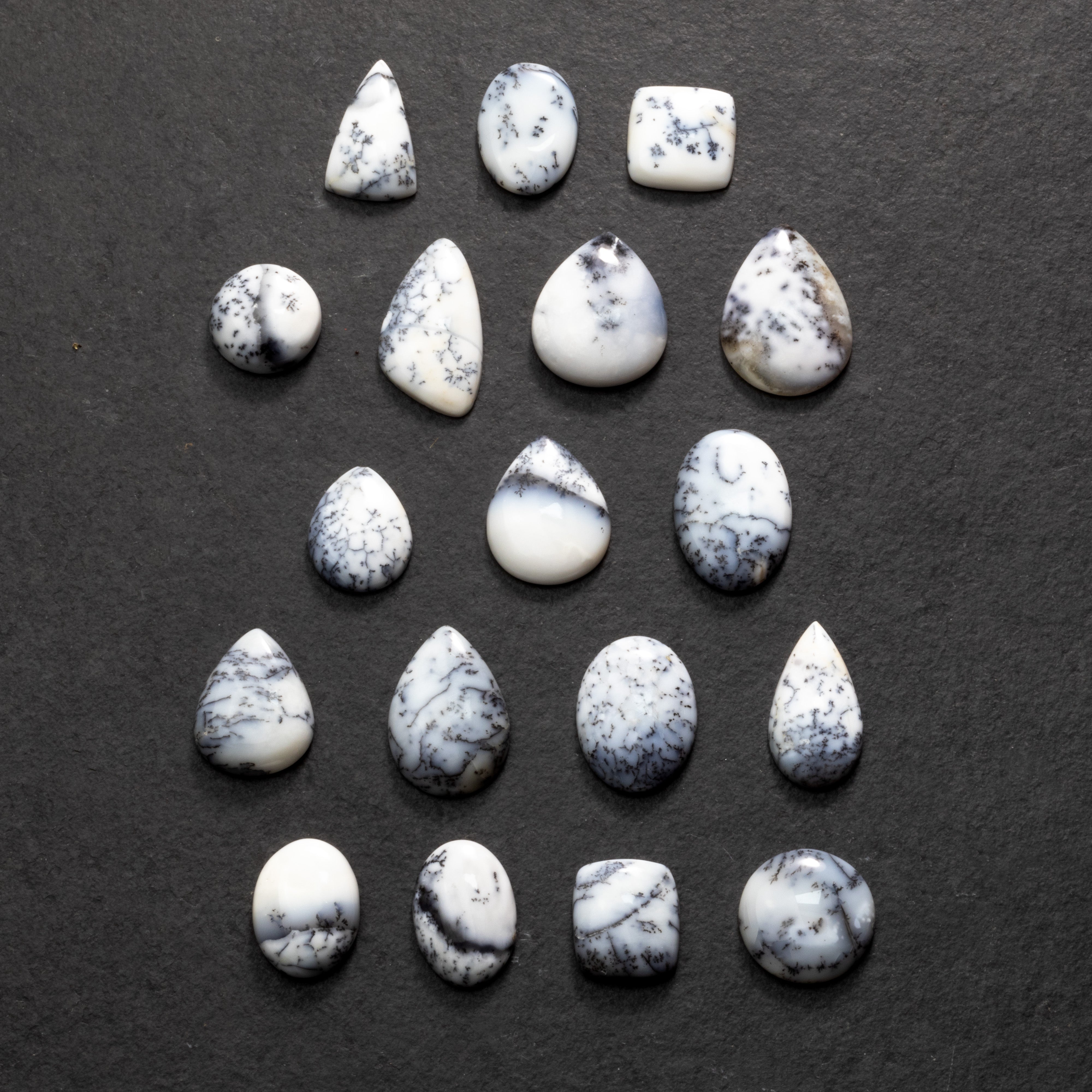 Dendrite Opal Freeform Cabochon Collection 1