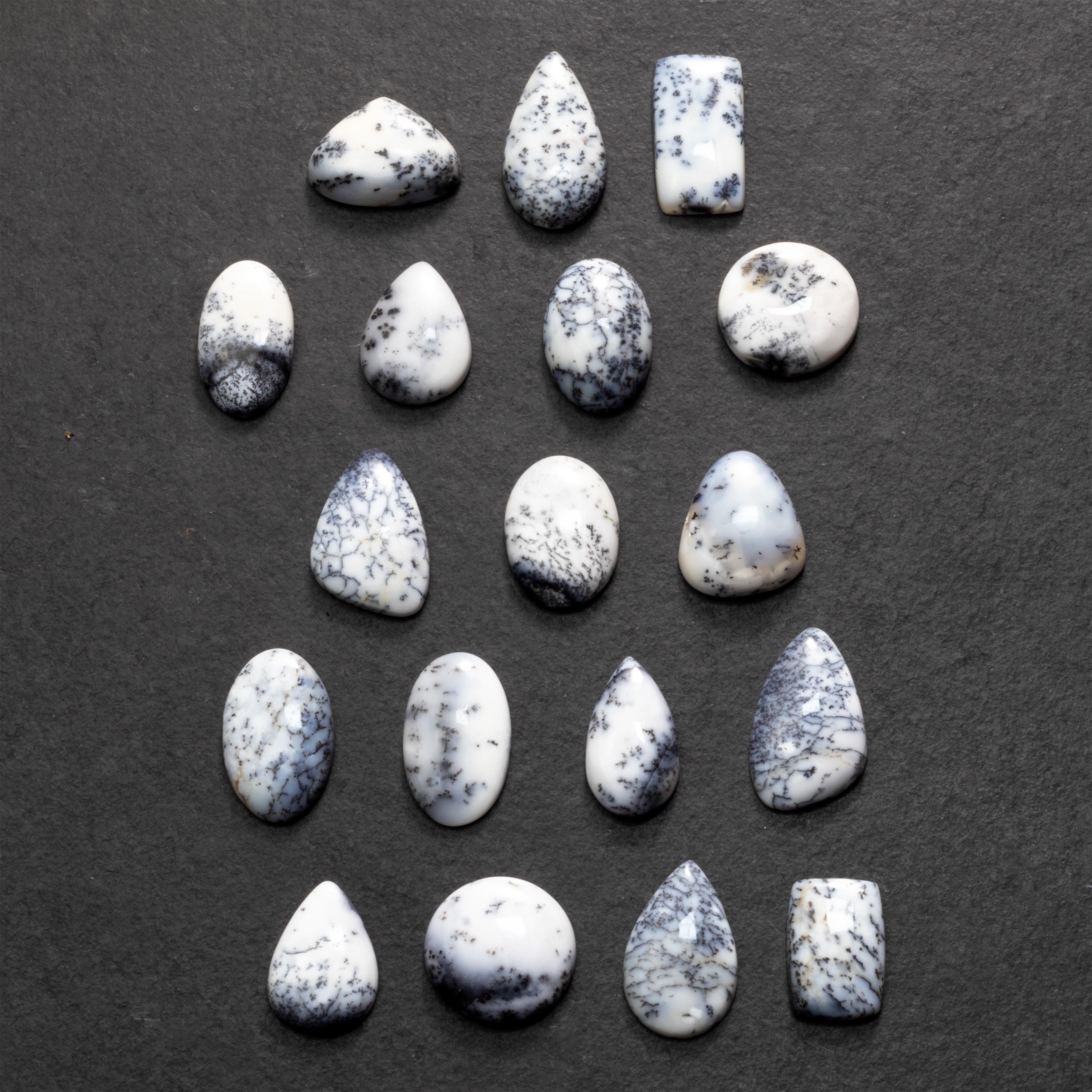 Dendrite Opal Freeform Cabochon Collection 2