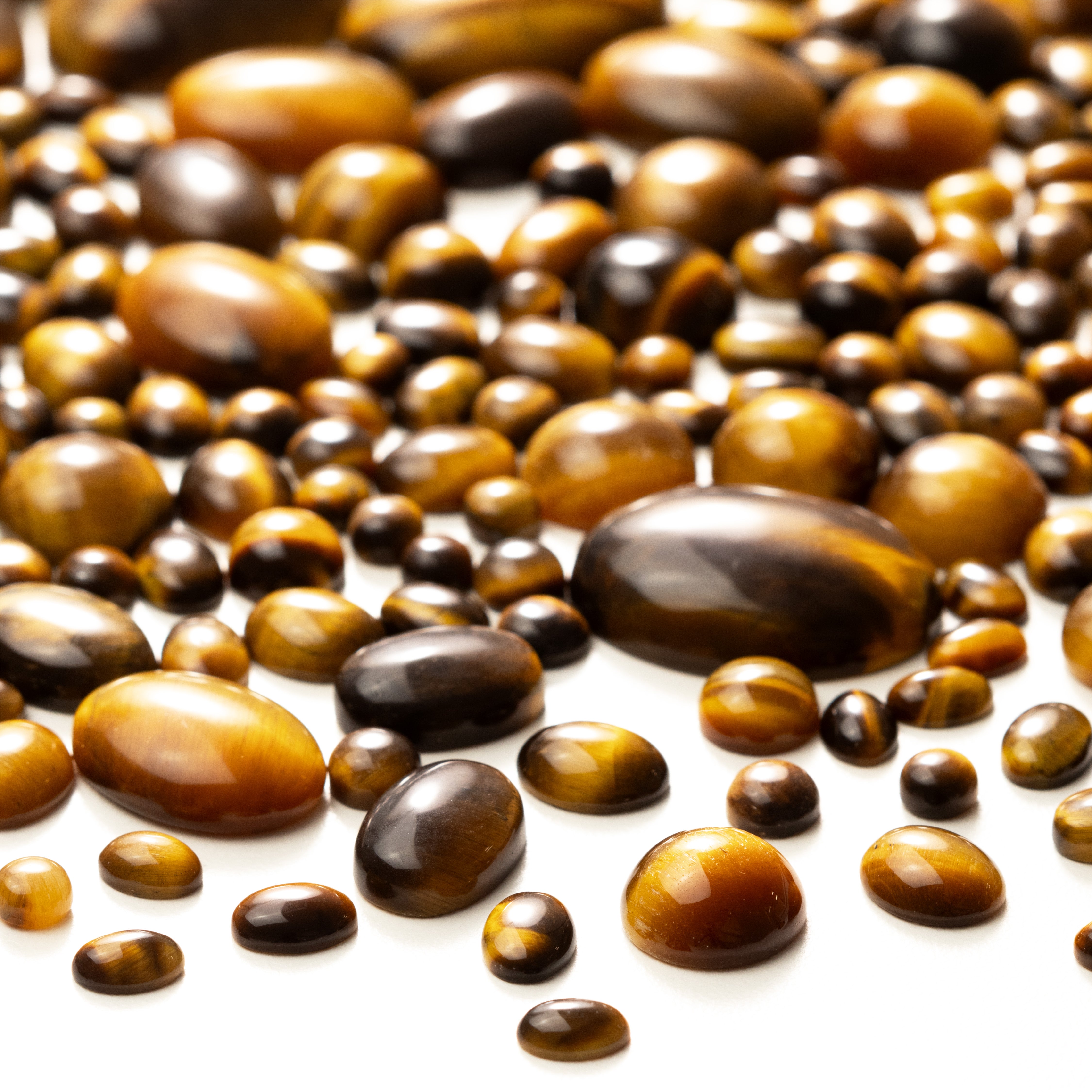 Golden Tiger's Eye Cabochons