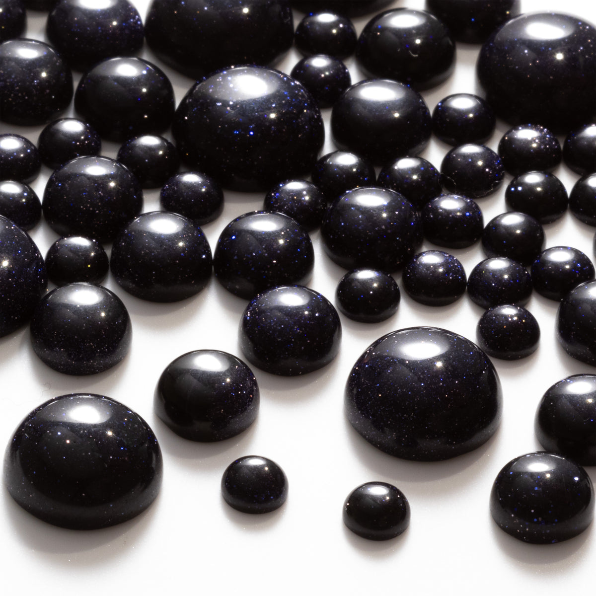 Blue Goldstone Cabochons
