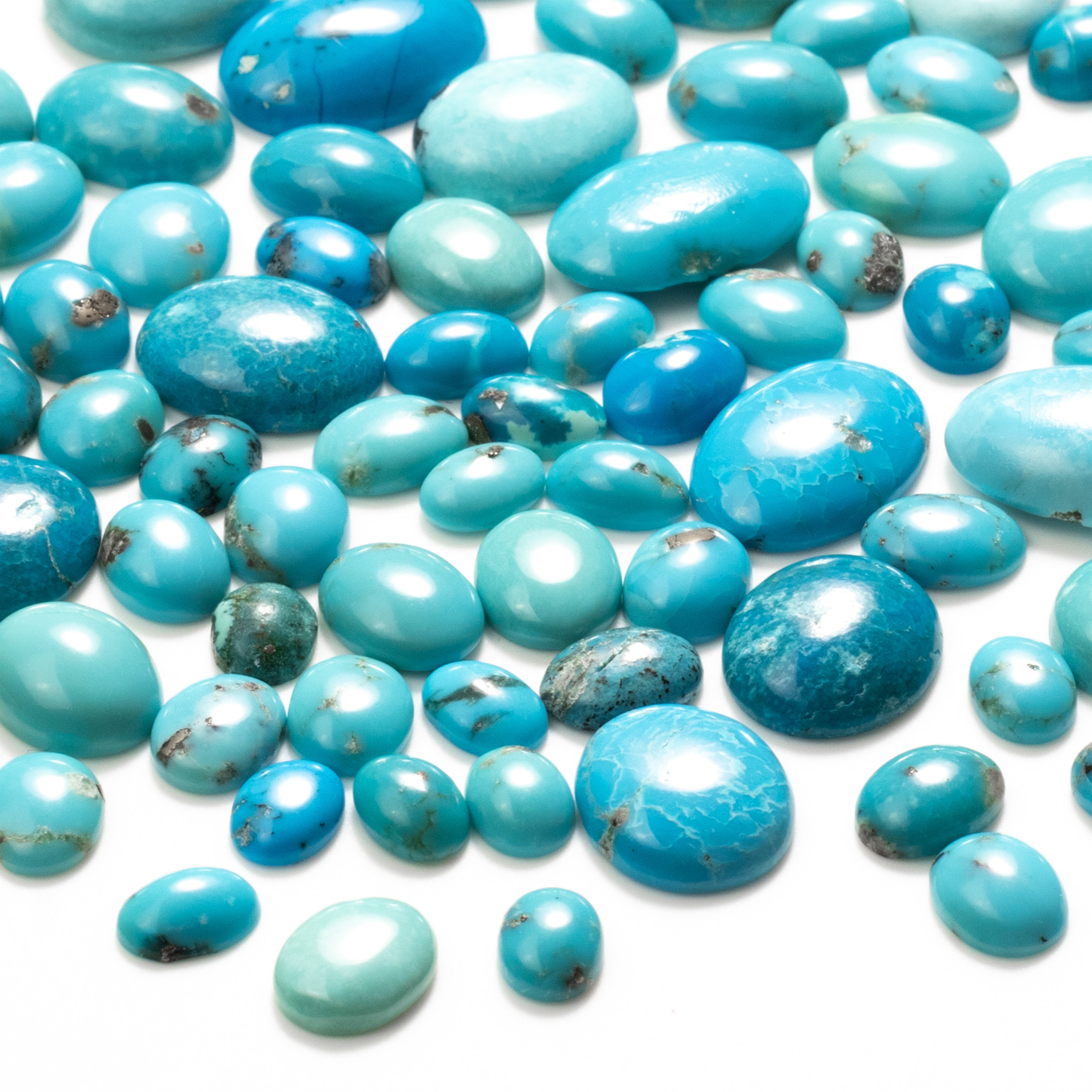 Turquoise Matrix Cabochons