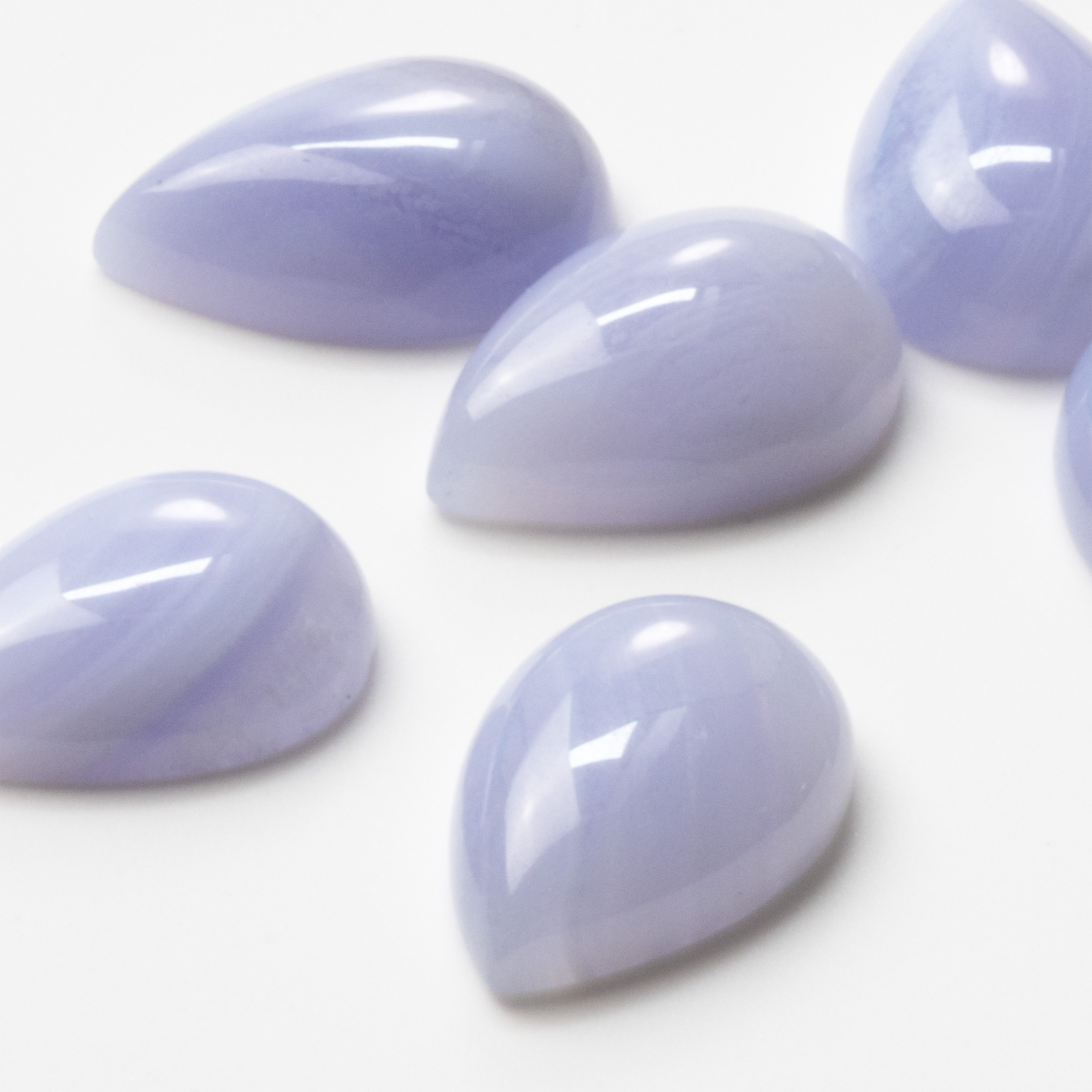 Blue Lace Agate Cabochons