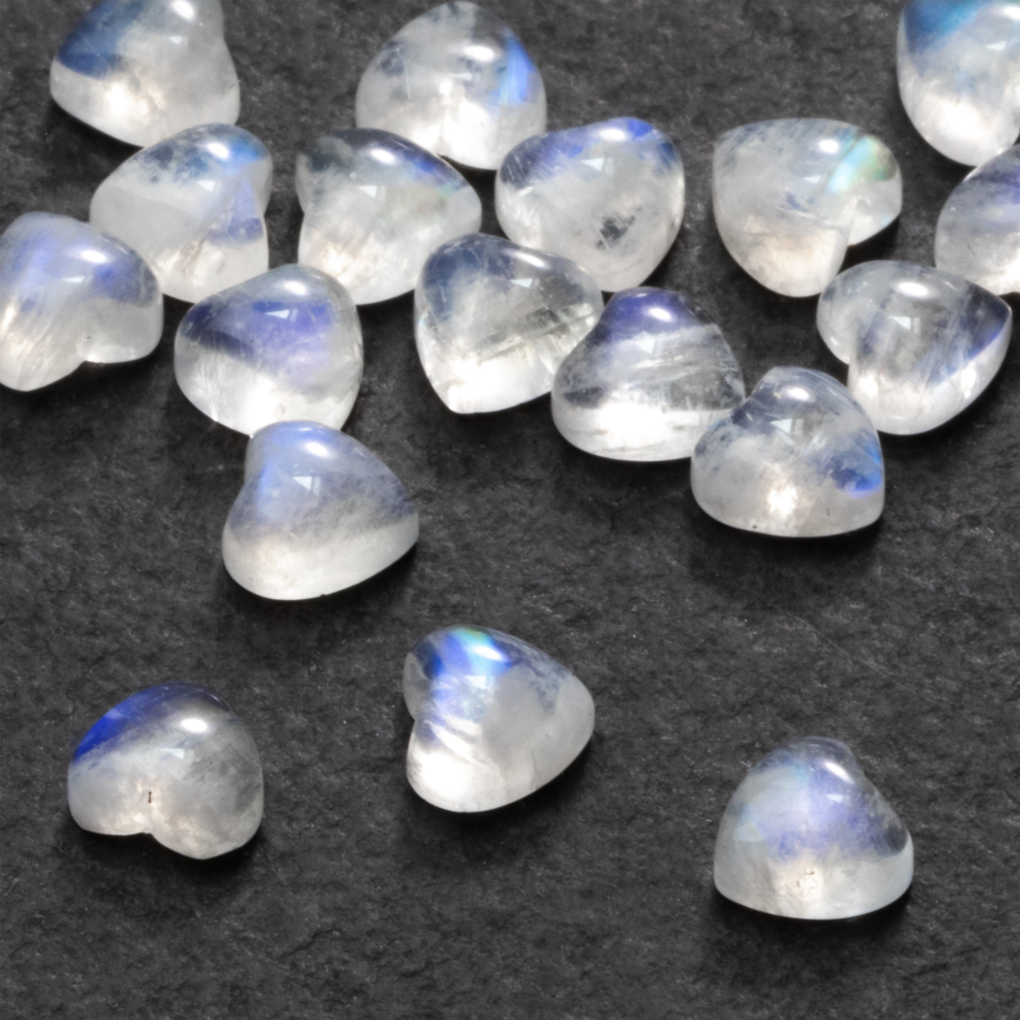 Rainbow Moonstone Cabochons