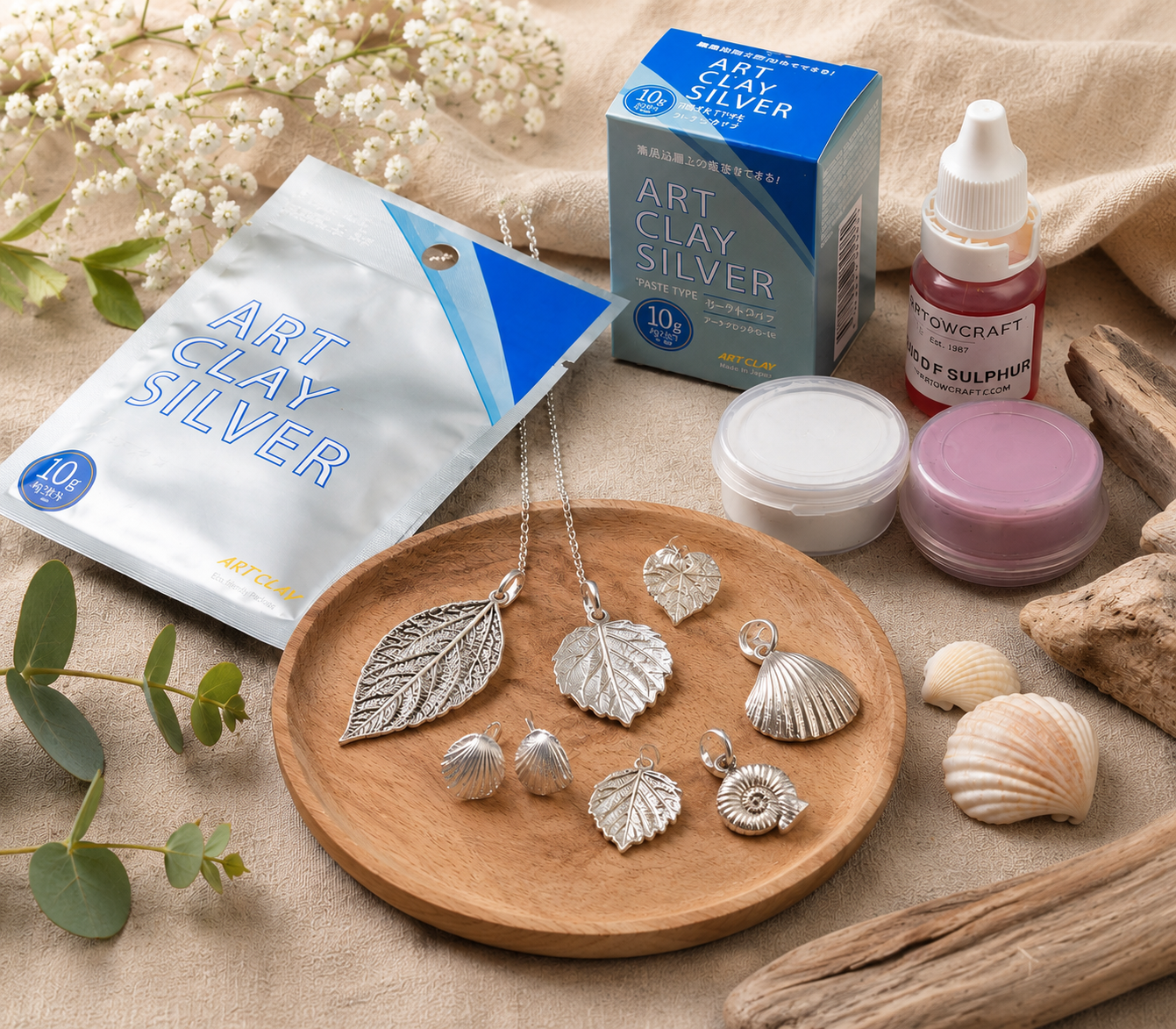 Capture Nature in Silver Clay Kit