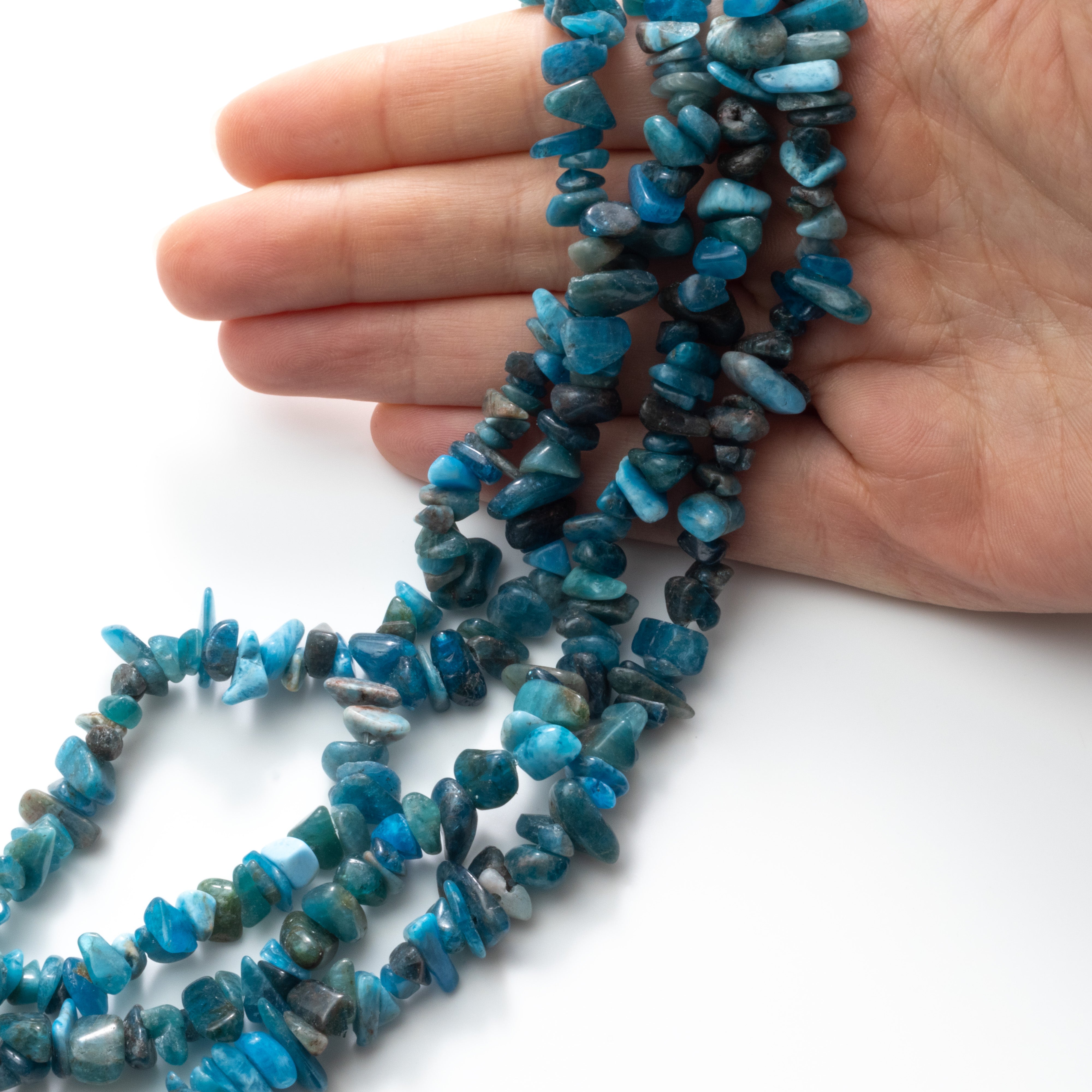 Apatite Chip Beads