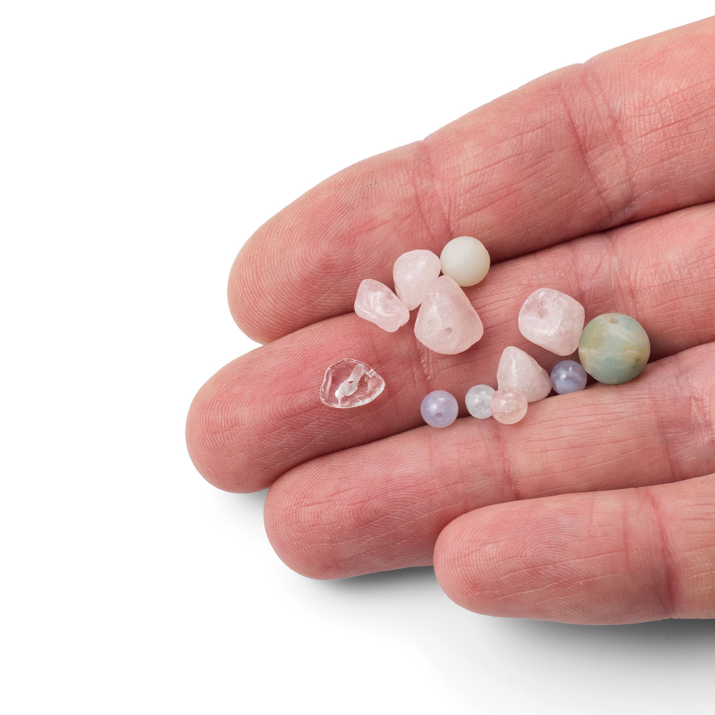 Mixed Pastel Gemstone Bead Pack Approx 20g